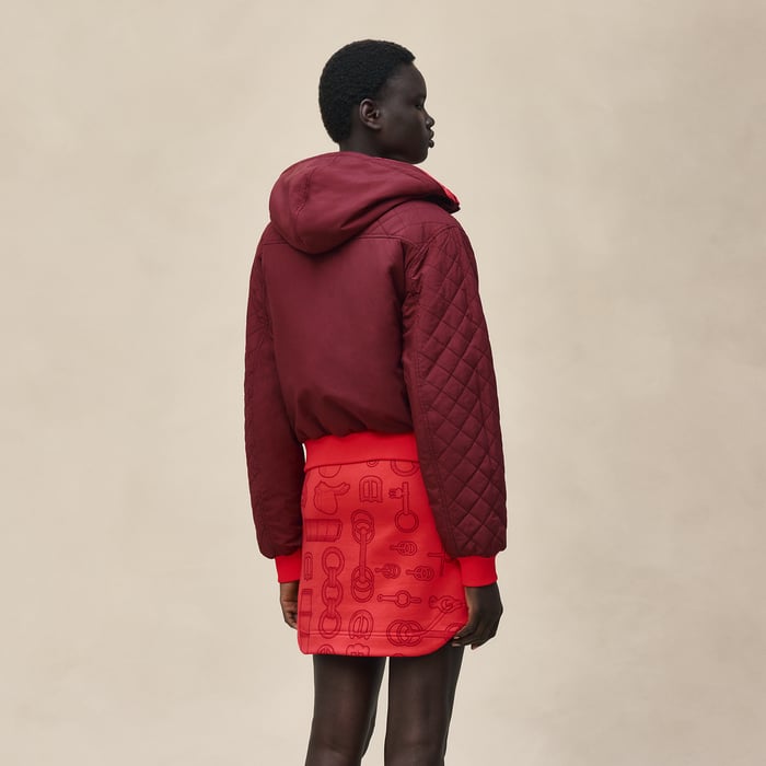 Rose Pivoine "Cahier Du Colporteur" Reversible Jacket
