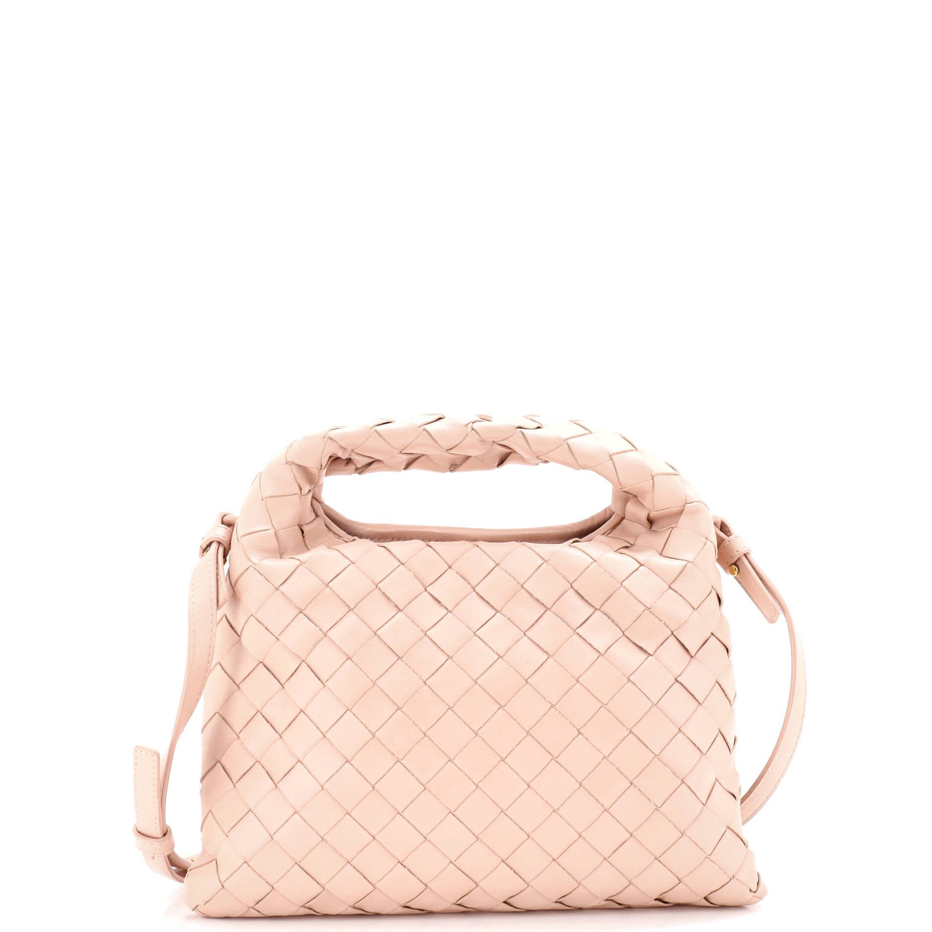 Bottega Veneta Hop Top Handle Bag Intrecciato Nappa Mini