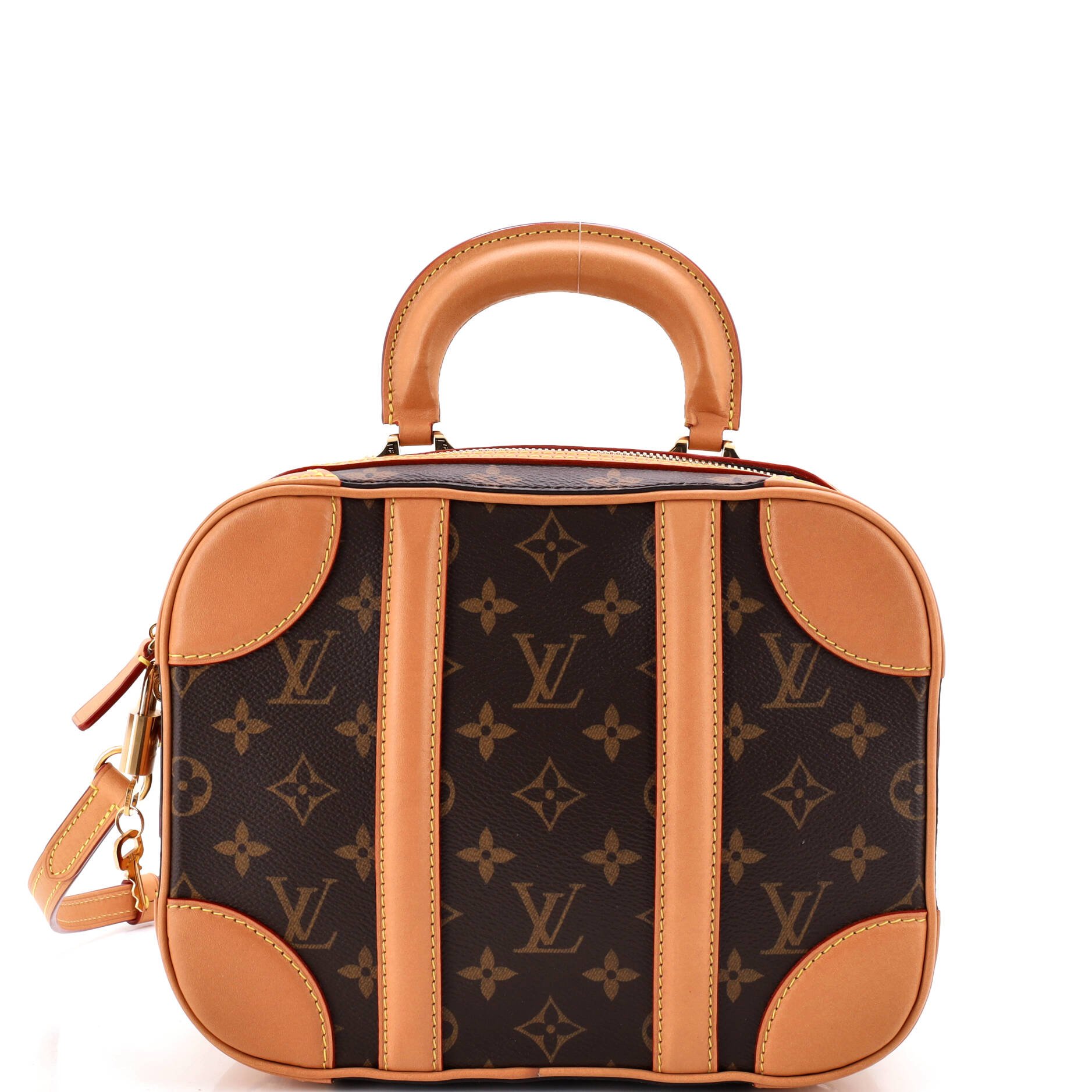 Louis Vuitton Valisette Handbag Monogram Canvas PM