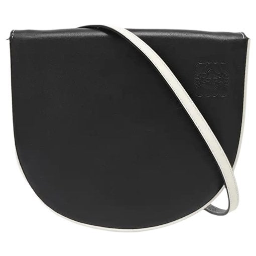 Heel leather handbag
