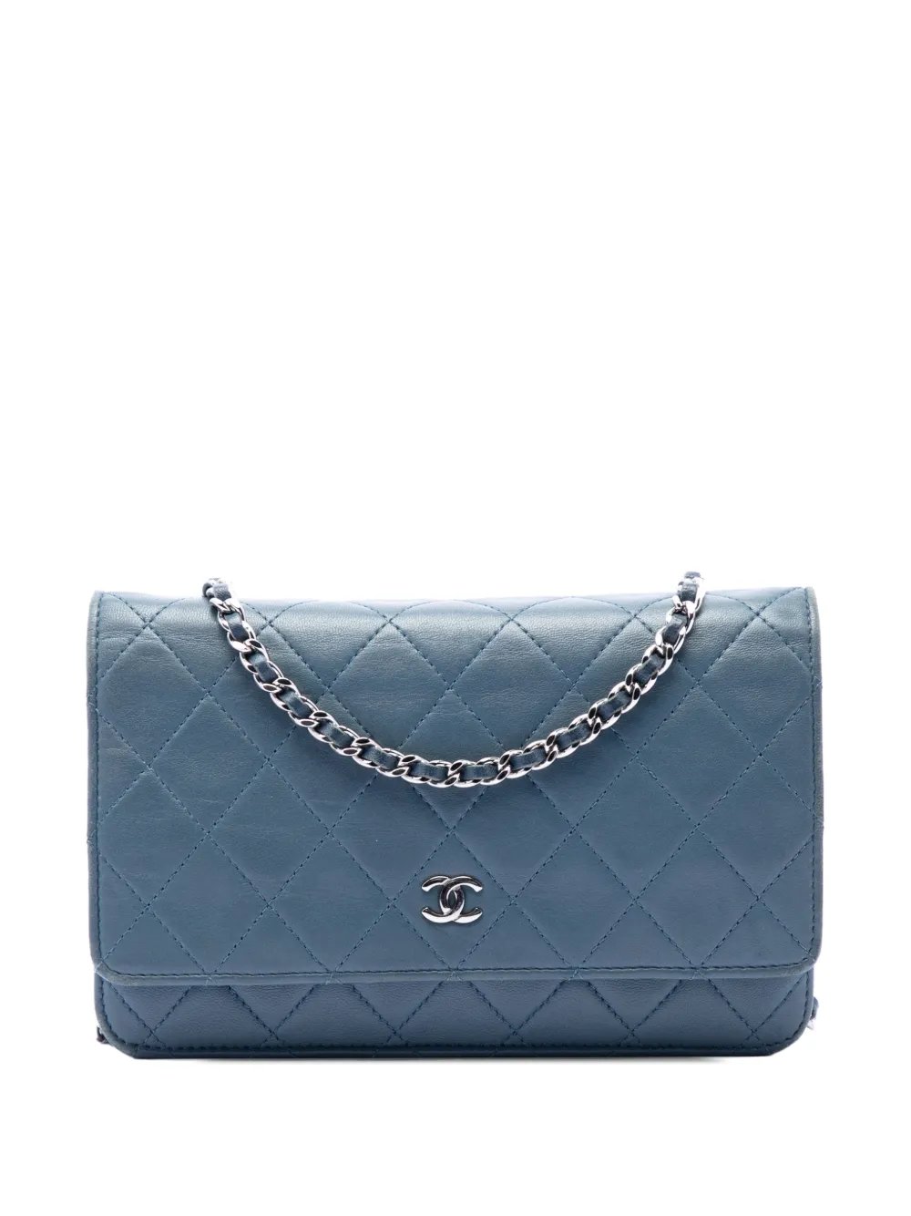 2012-2013 CC Quilted Lambskin Wallet On Chain crossbody bag