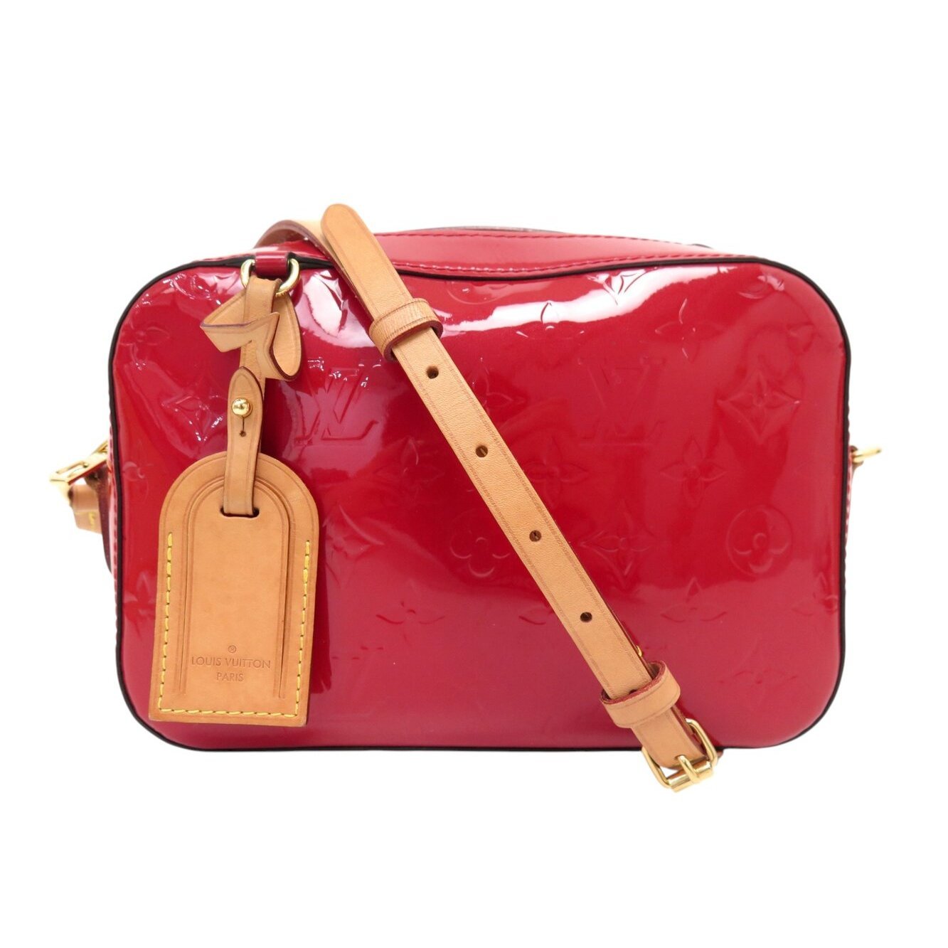 Patent leather crossbody bag