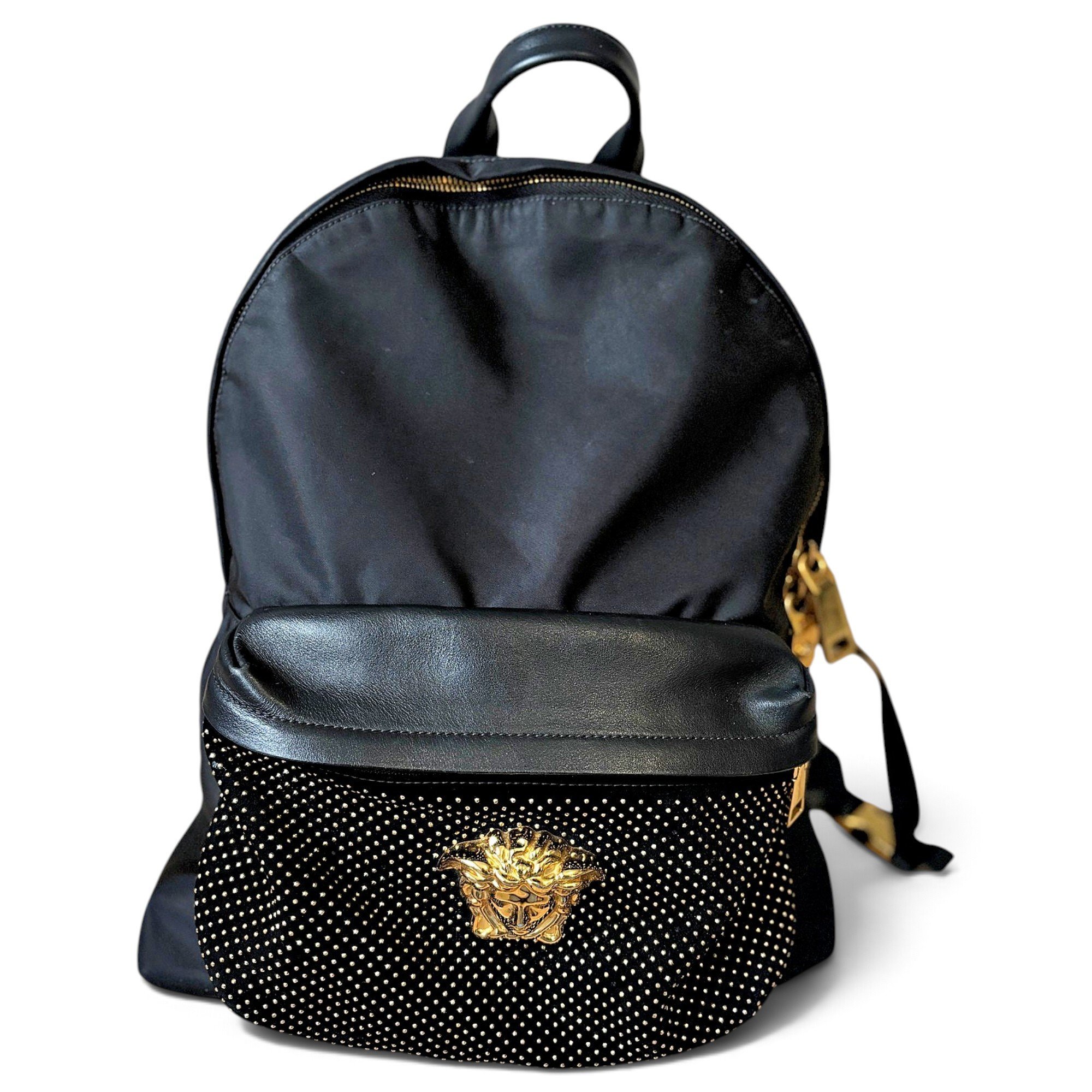 Leather backpack