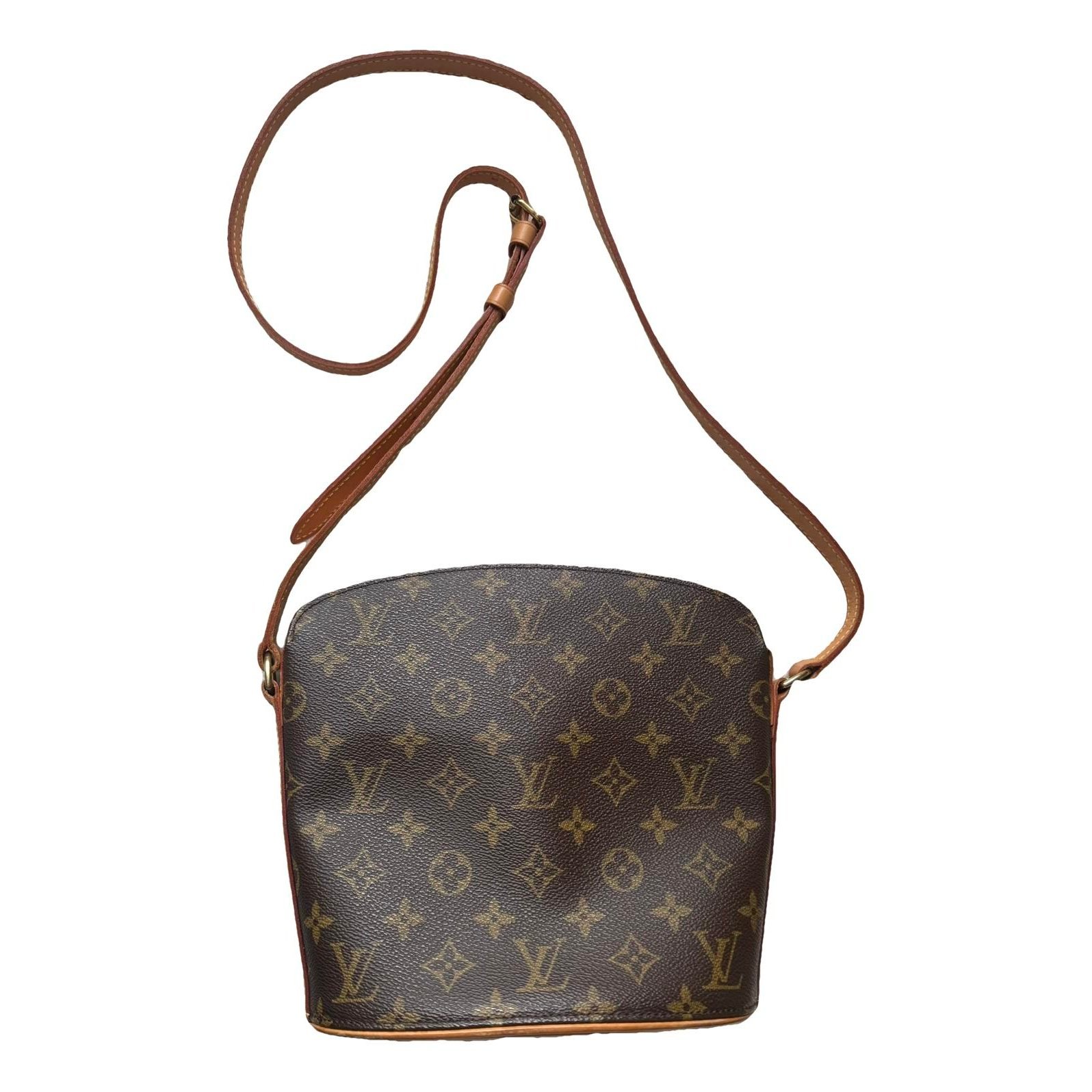 Drouot leather crossbody bag