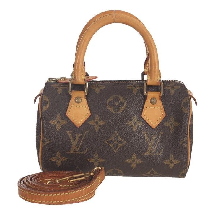 Nano Speedy / Mini HL leather handbag