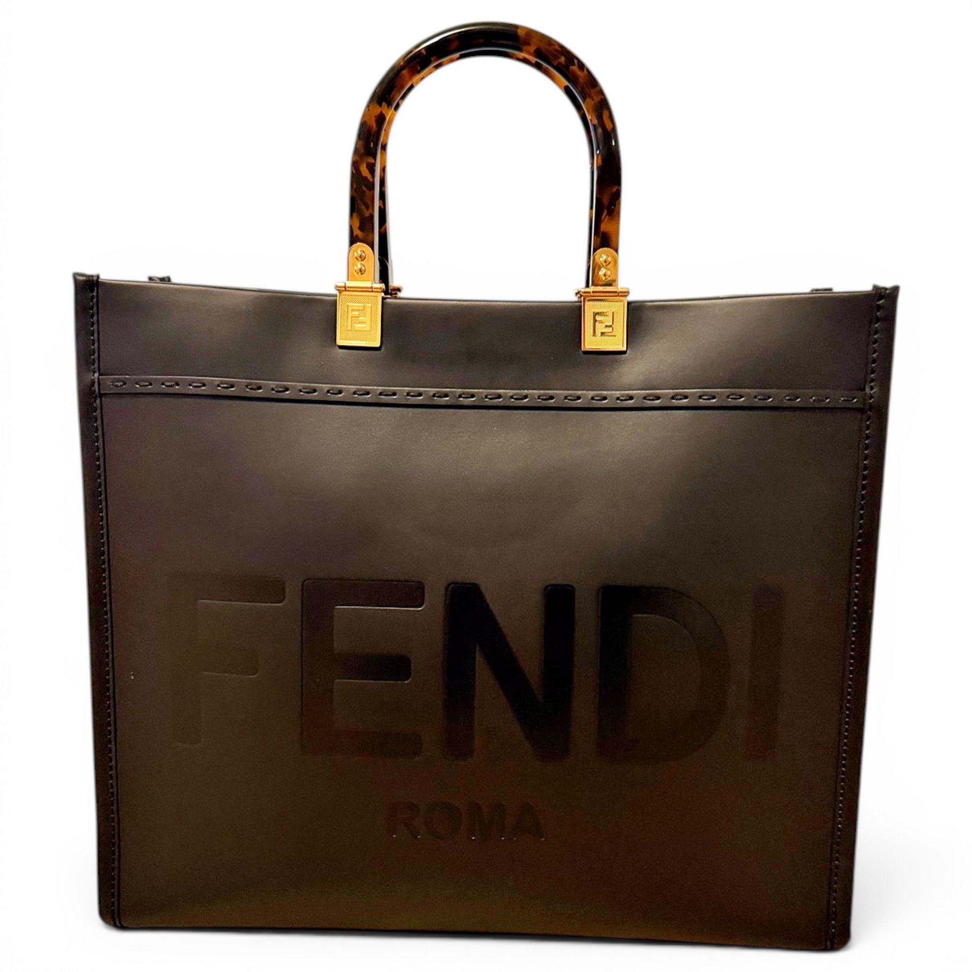 Sunshine leather tote