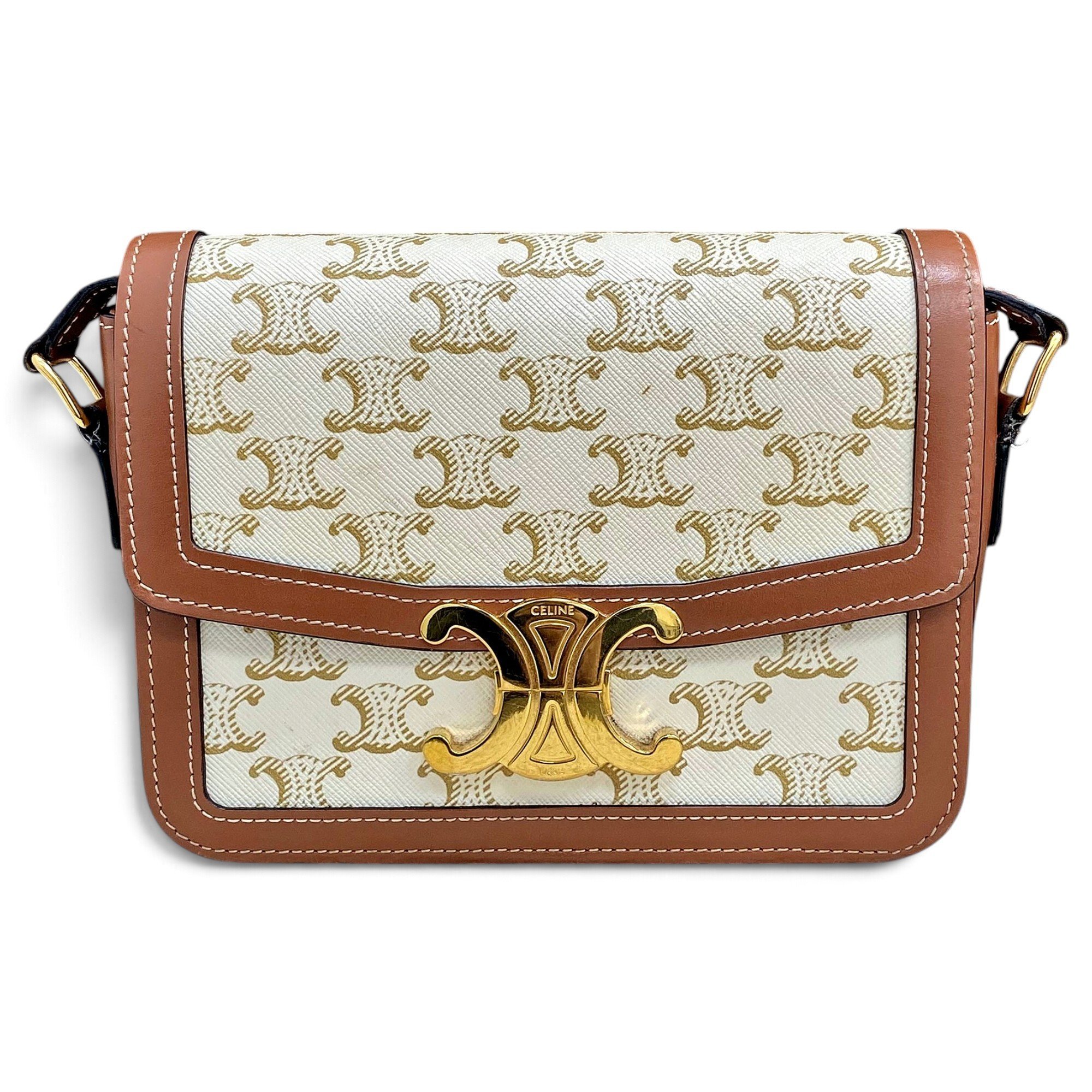 Triomphe cloth handbag
