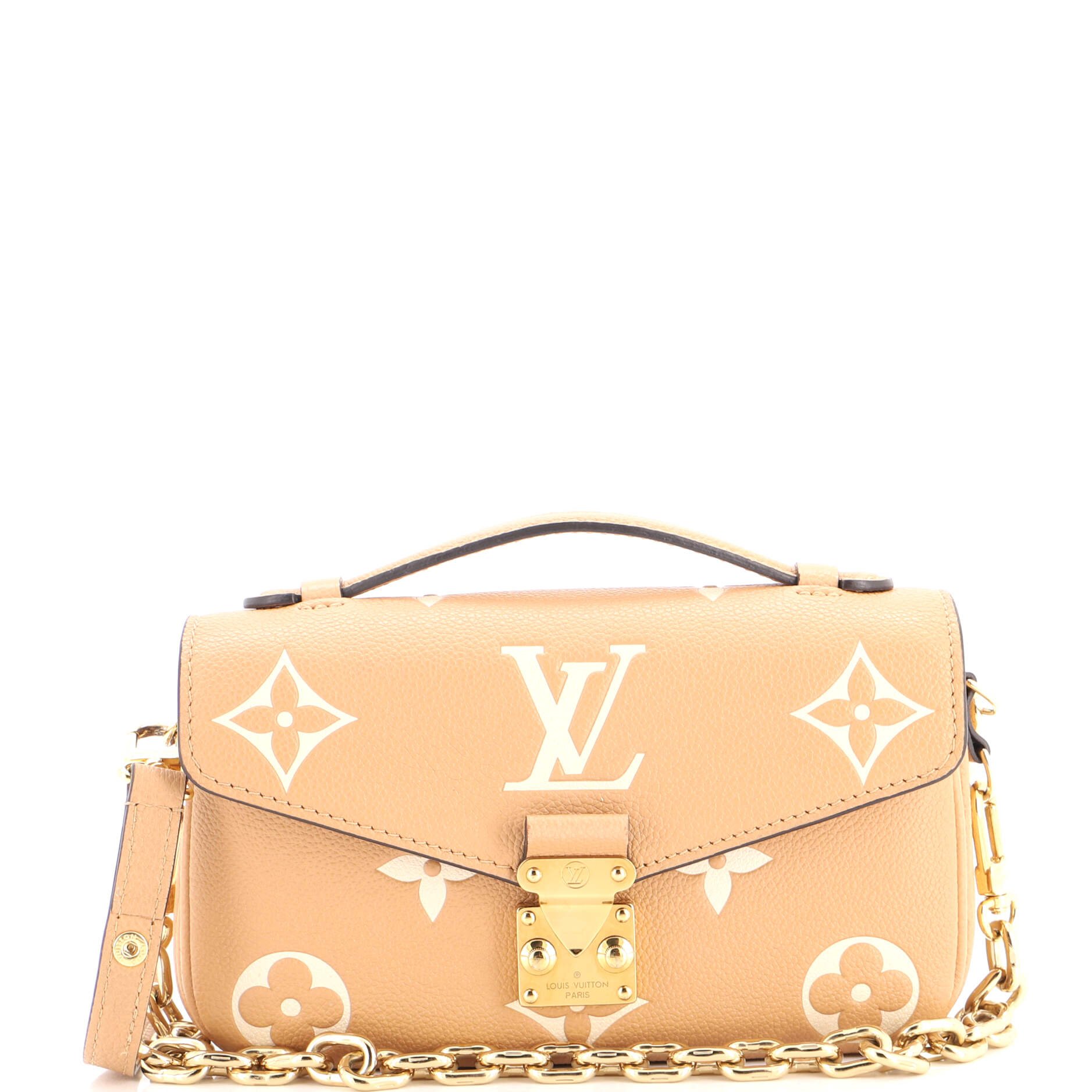 Pochette Metis Bicolor Monogram Empreinte Giant East West