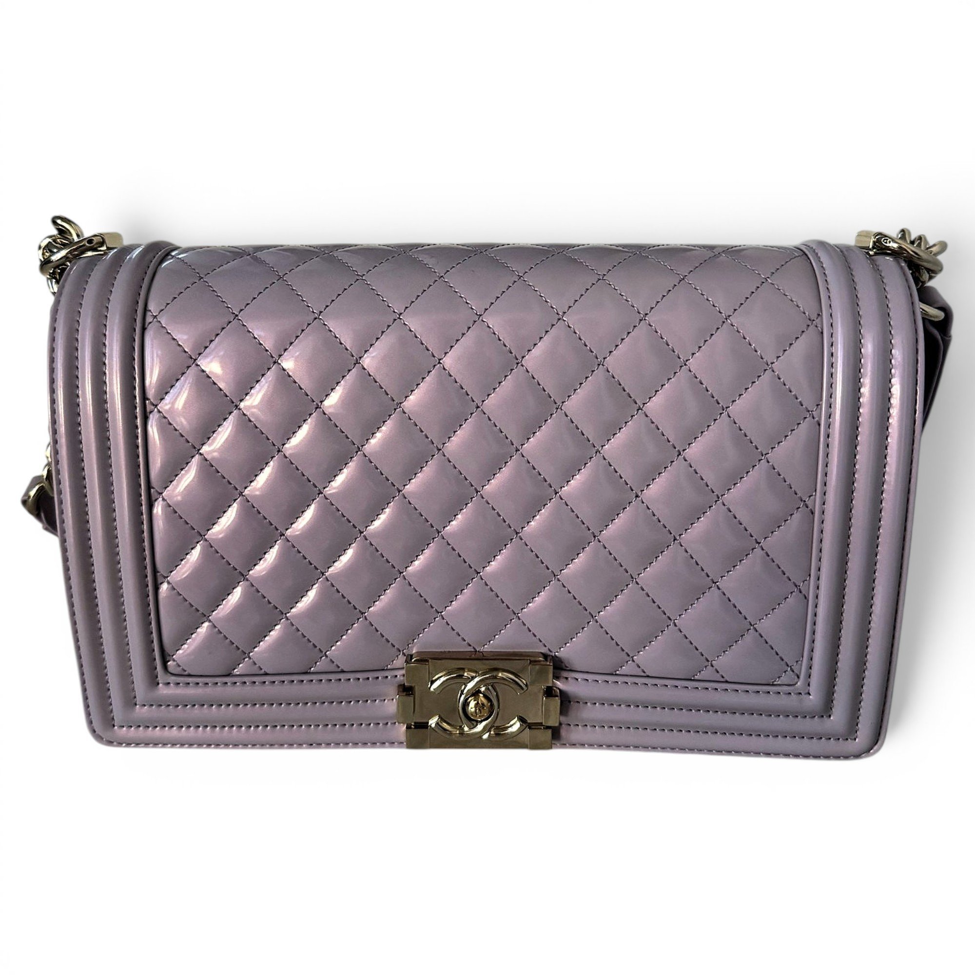 Boy patent leather handbag