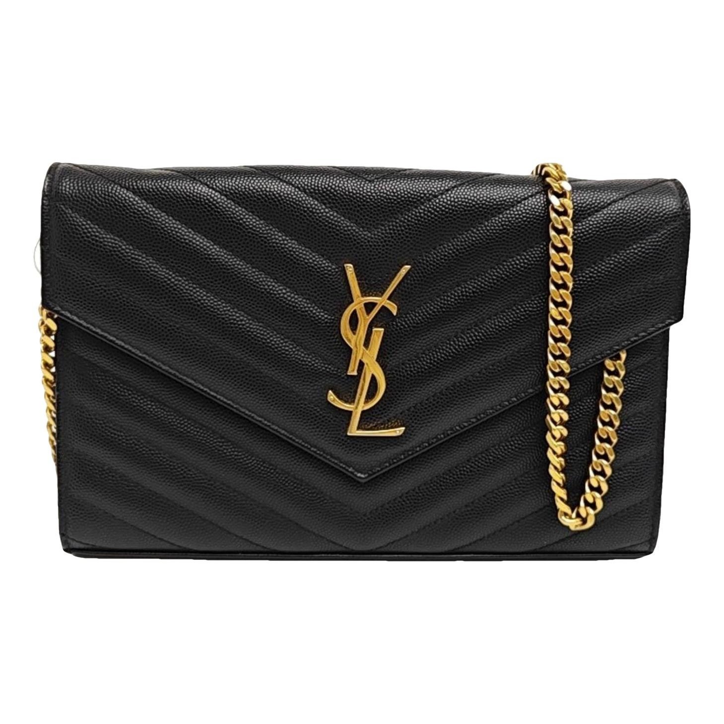 Baby monogramme leather handbag