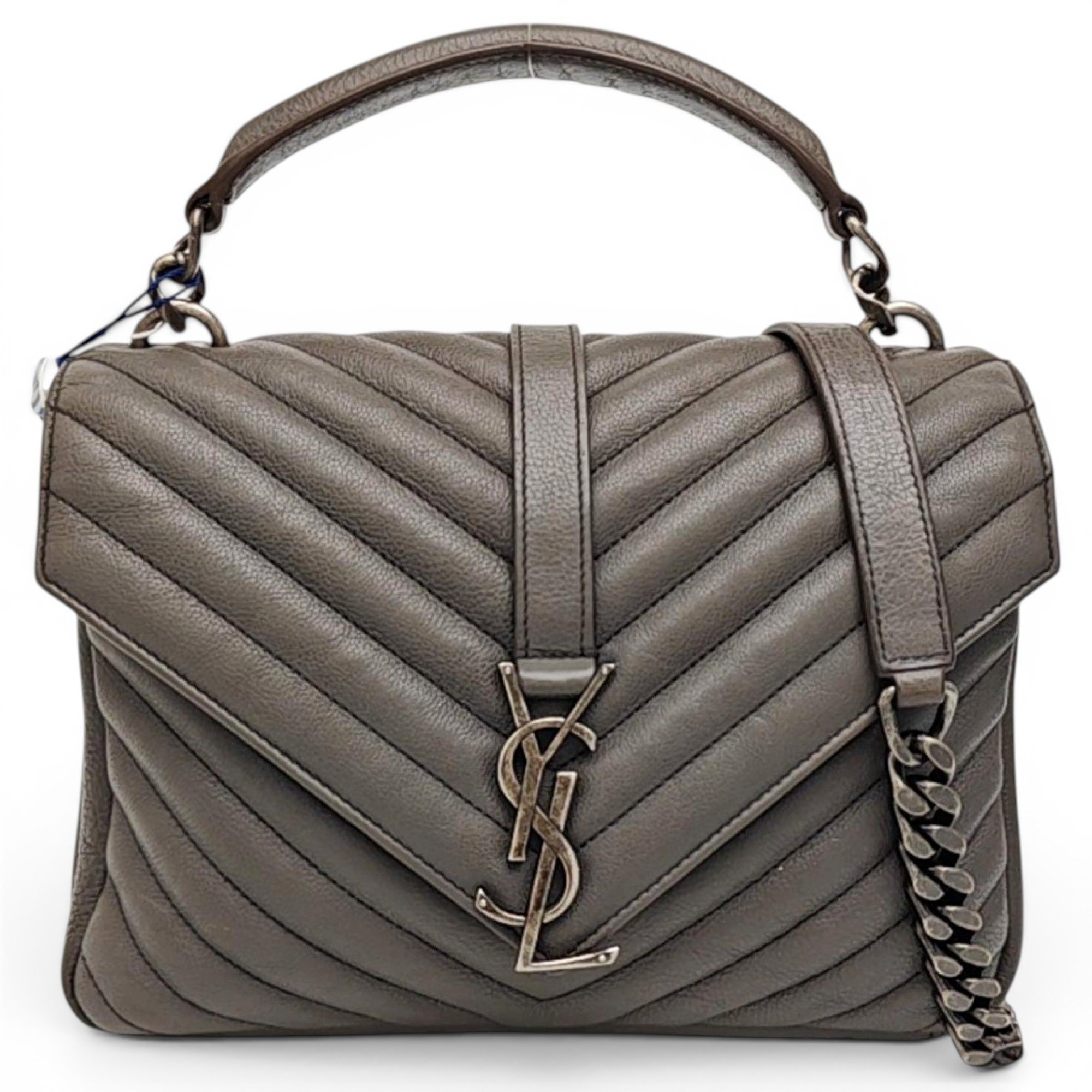 Collége monogramme leather handbag