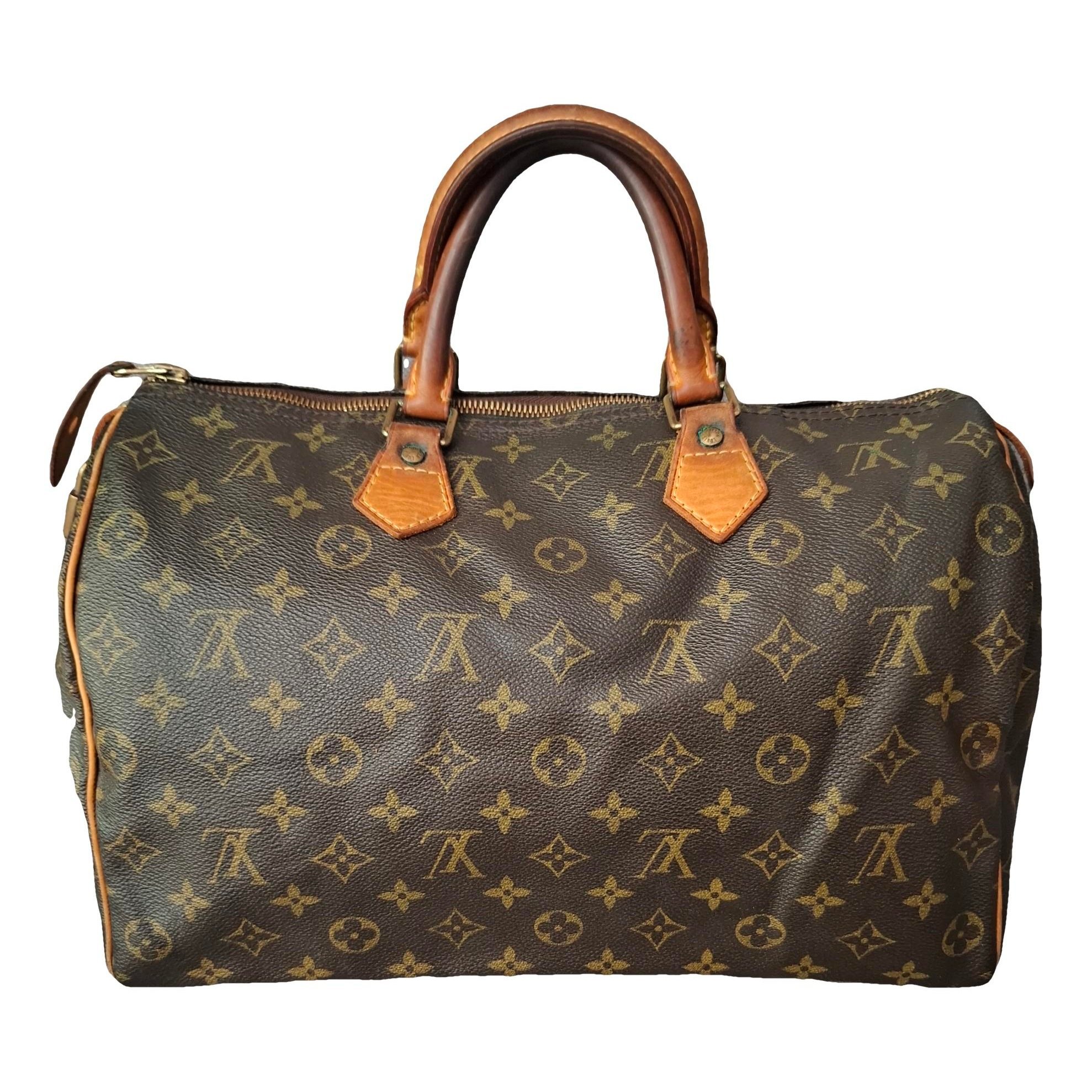 Speedy leather handbag