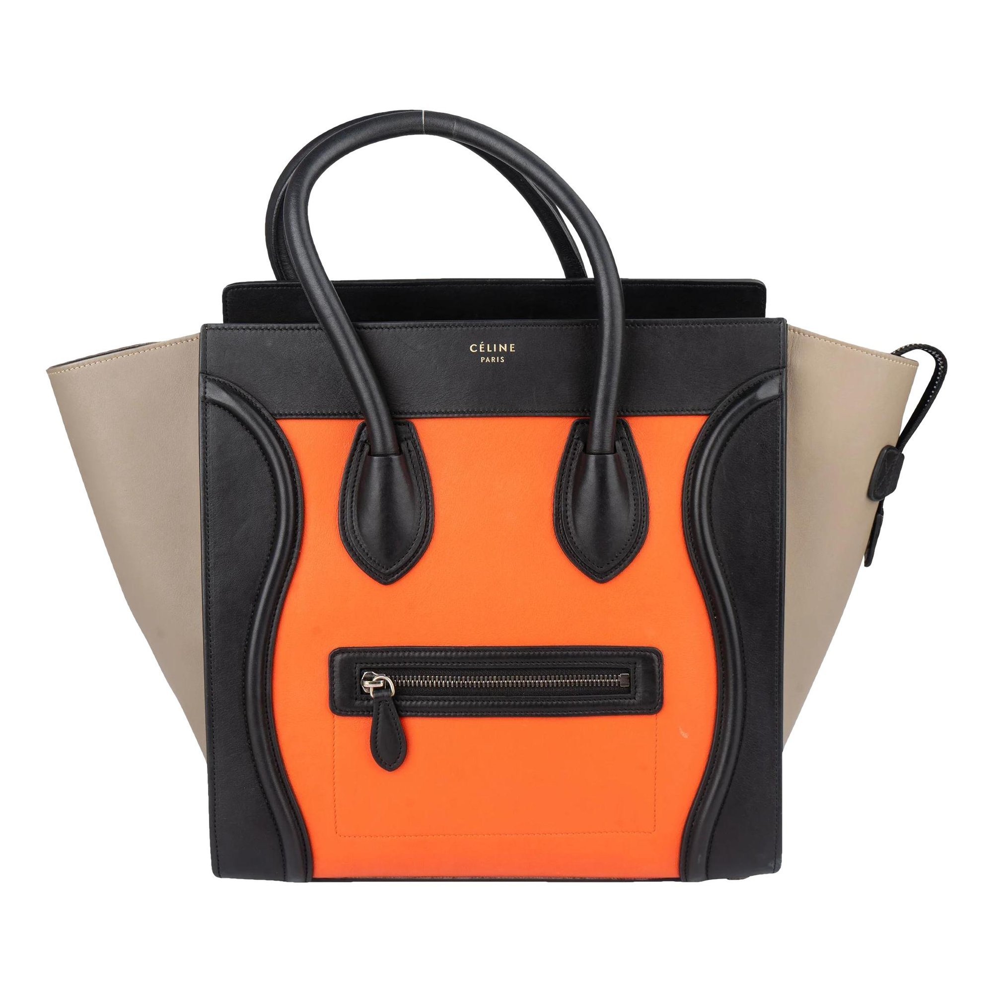 Celine Luggage leather satchel