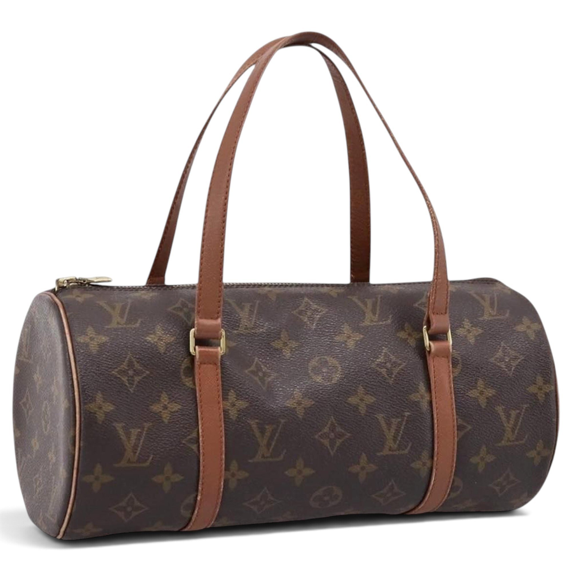 Papillon leather bowling bag