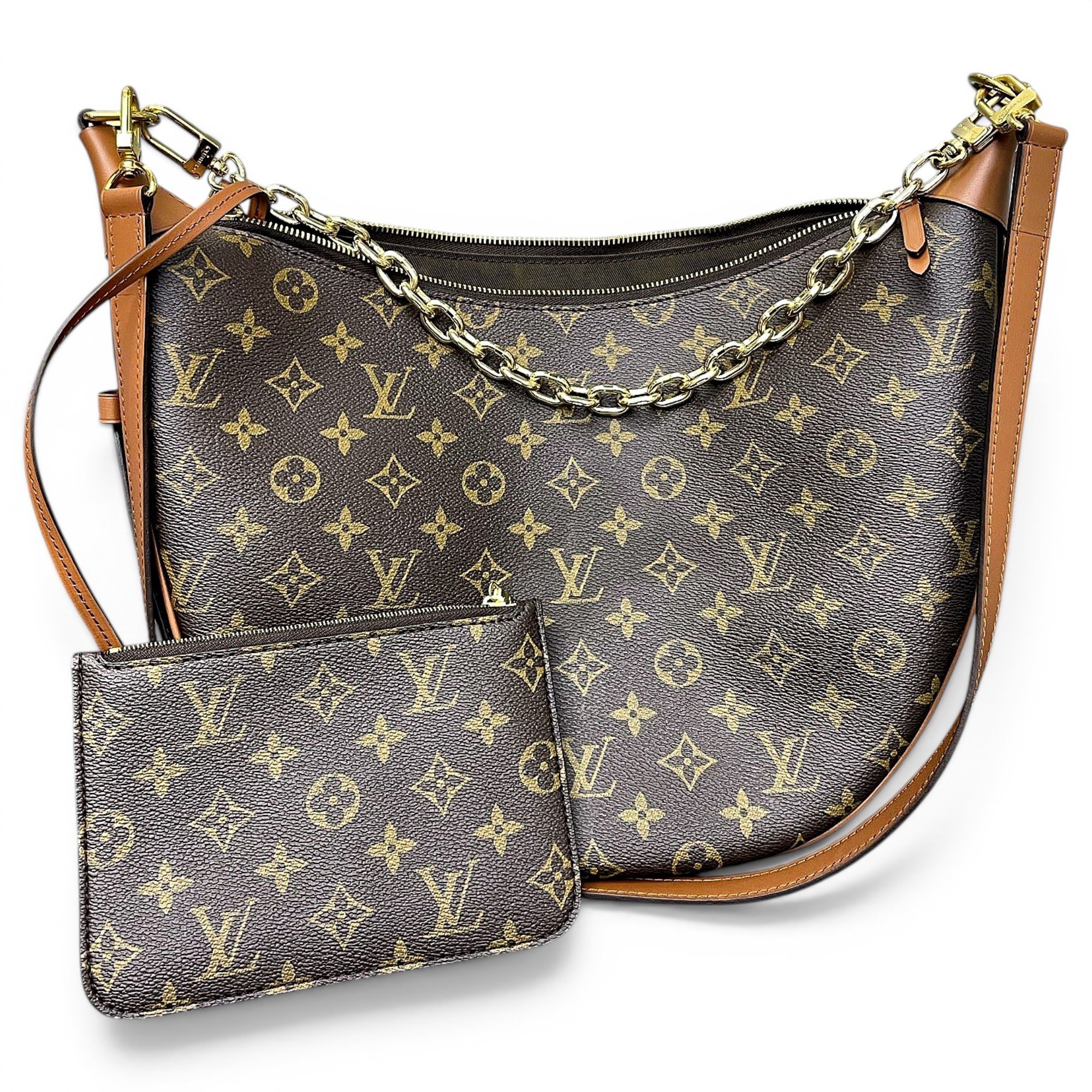 Loop leather handbag