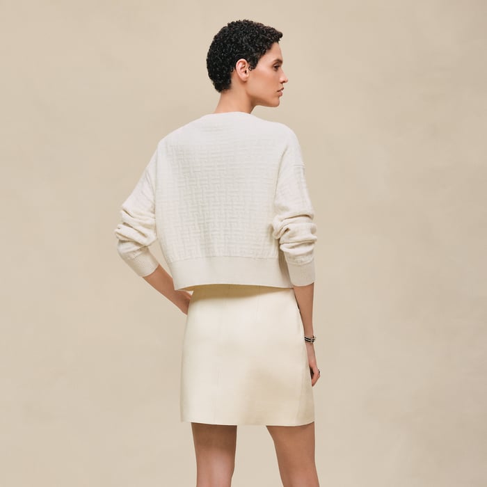 Blanc Naturel "H Voyage" Long-sleeve Sweater
