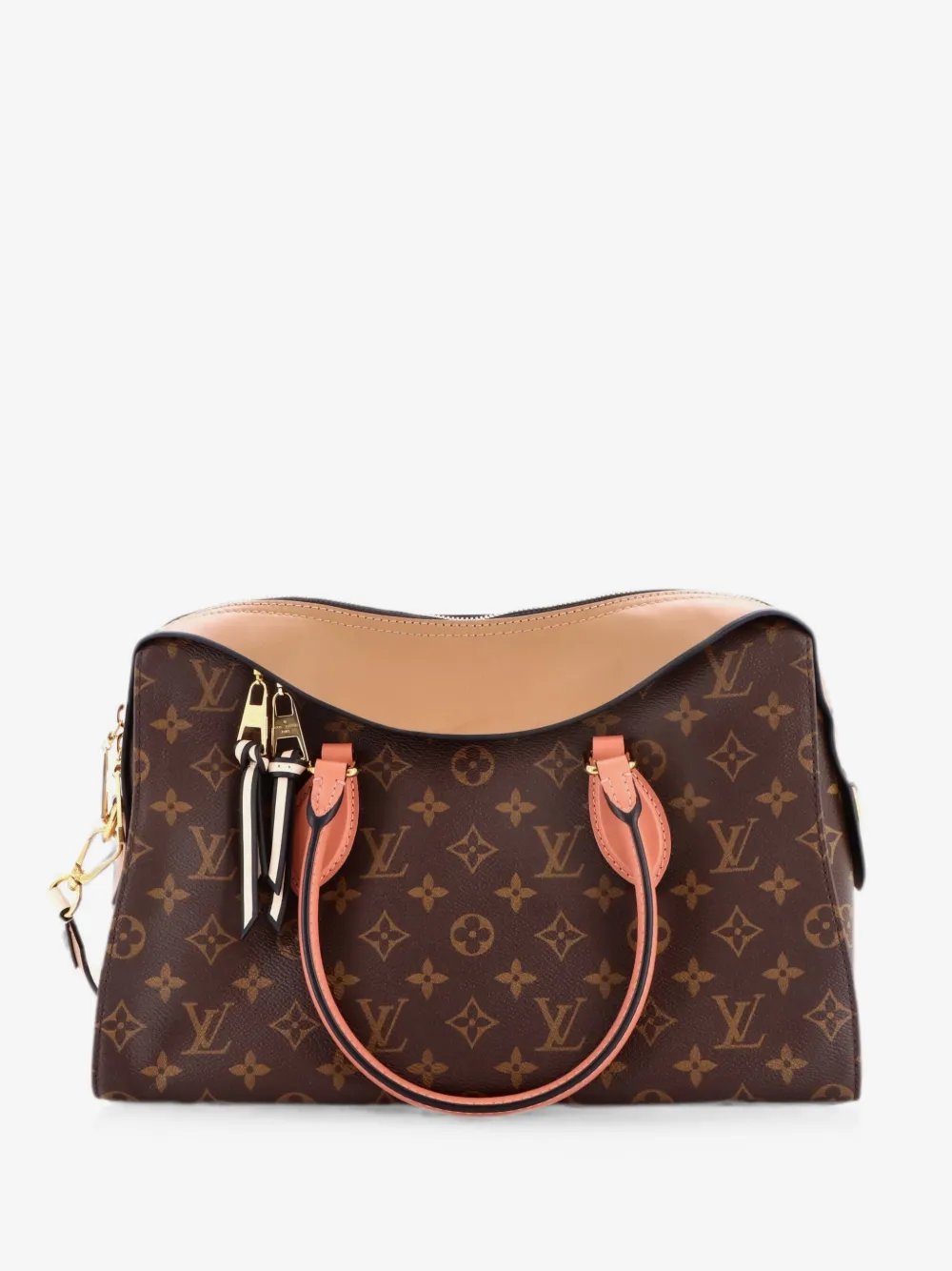 Tuileries Handbag Monogram Canvas with Leather satchel