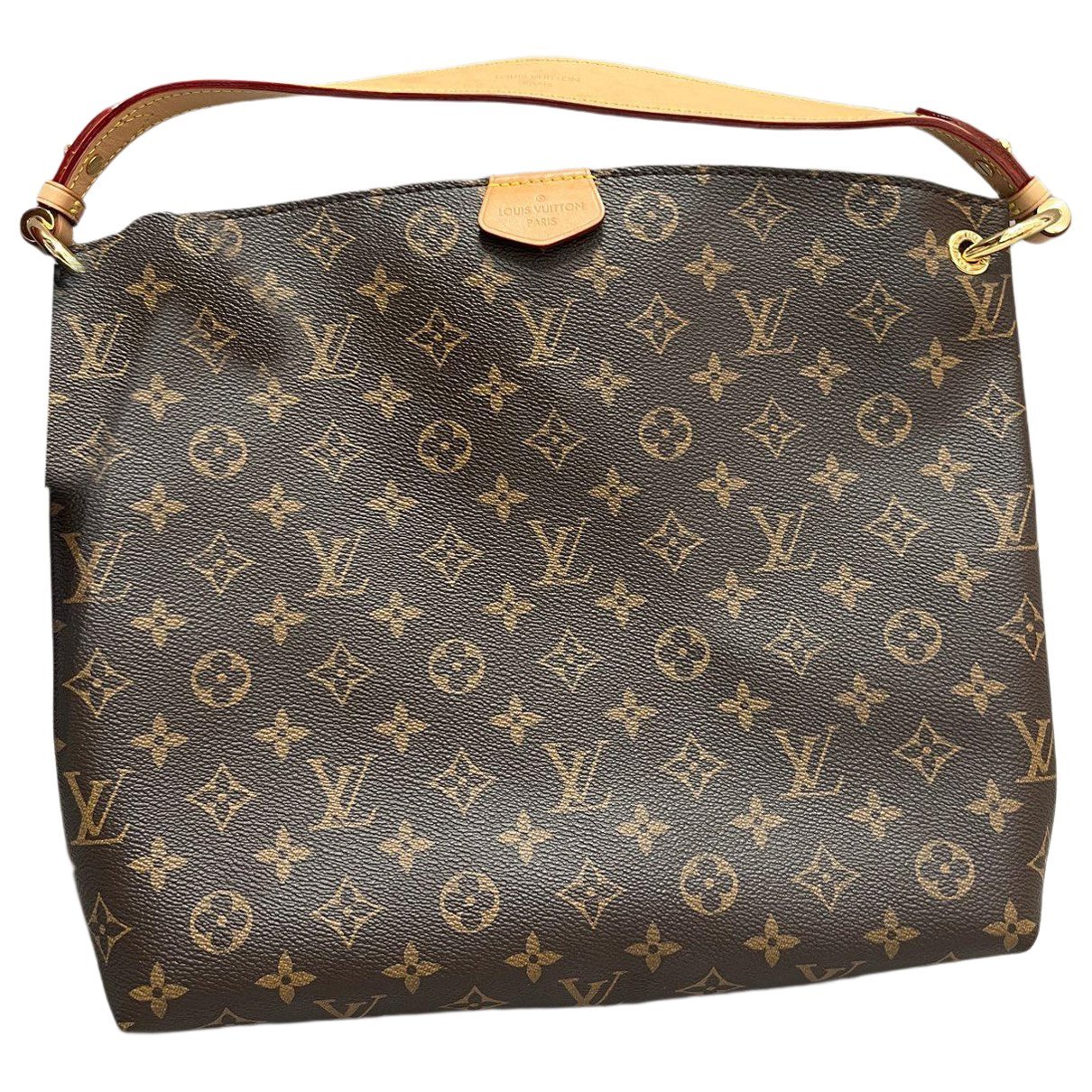 Graceful leather handbag