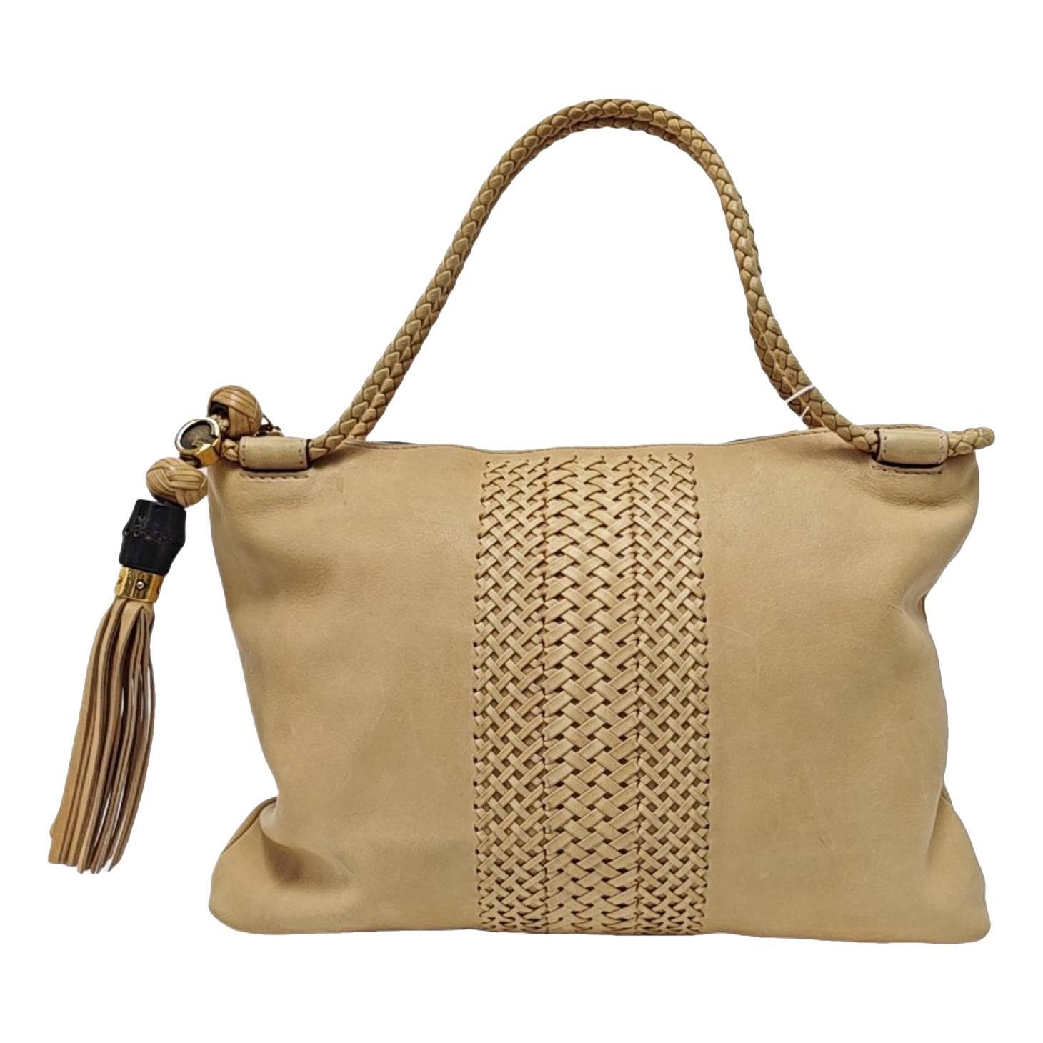 Leather handbag