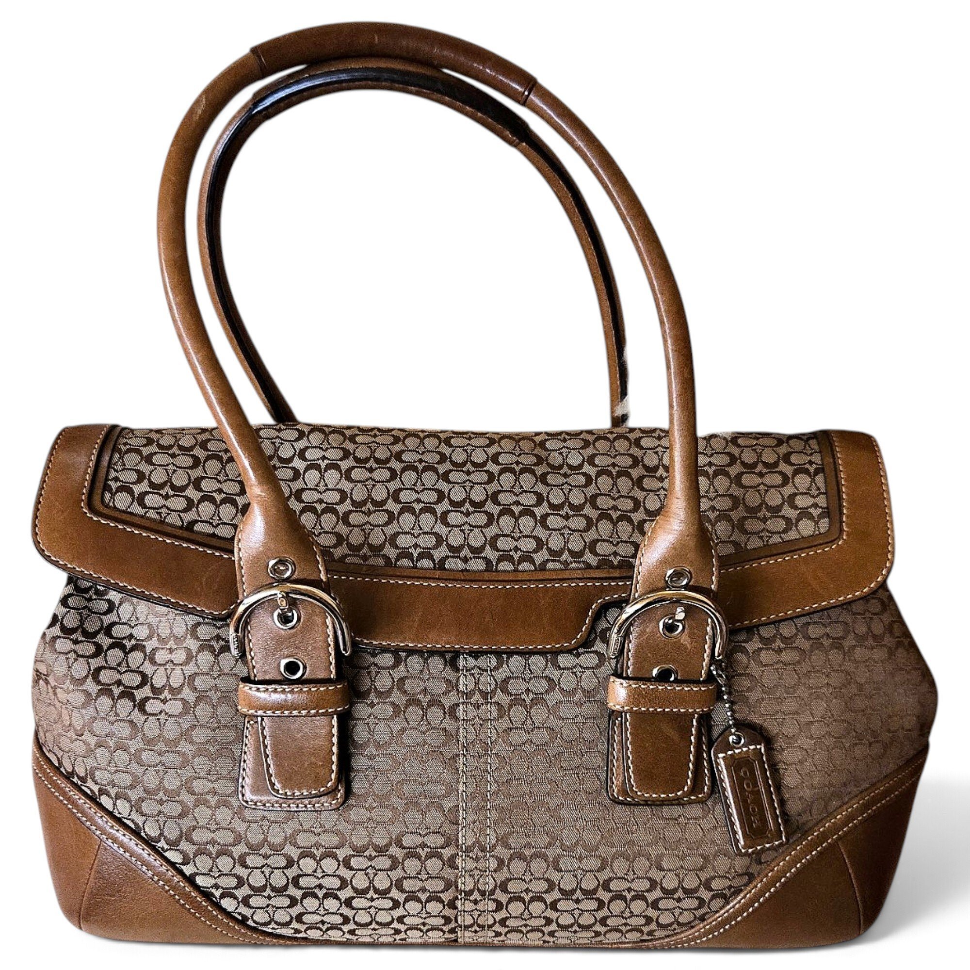 Signature Sufflette leather handbag