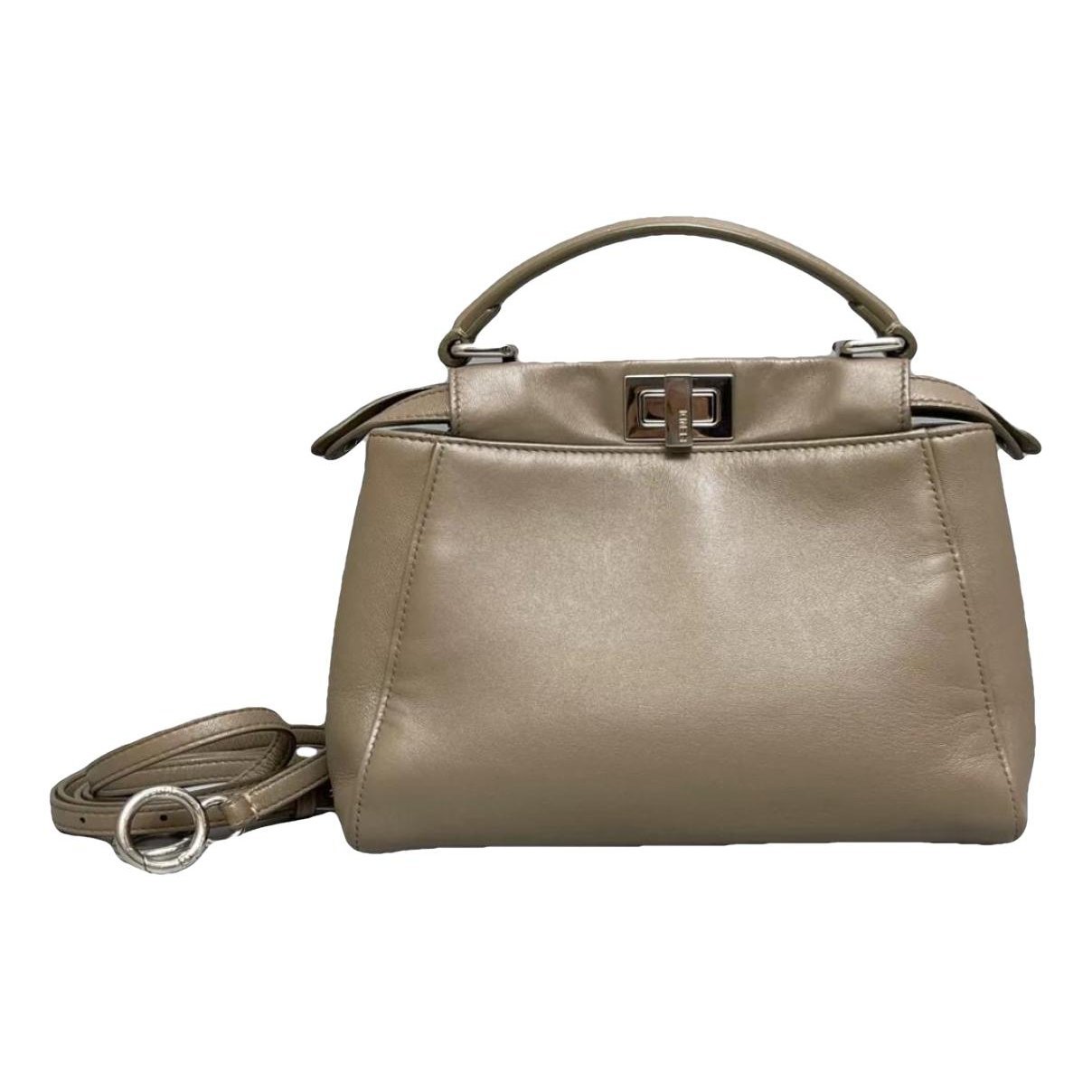 Peekaboo leather handbag