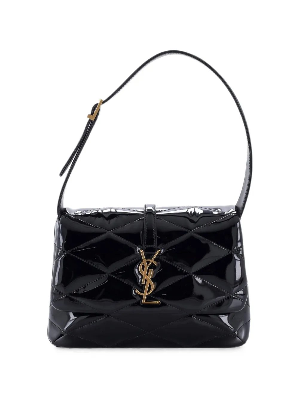 Le 57 Quilted Patent shoulder bag