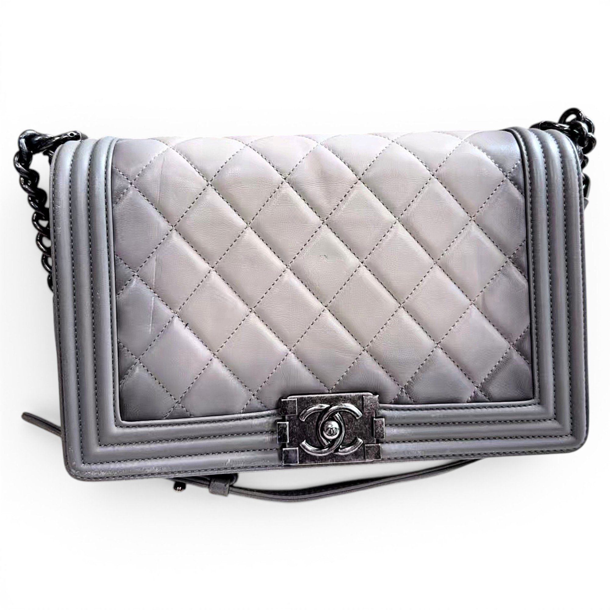 Boy leather crossbody bag