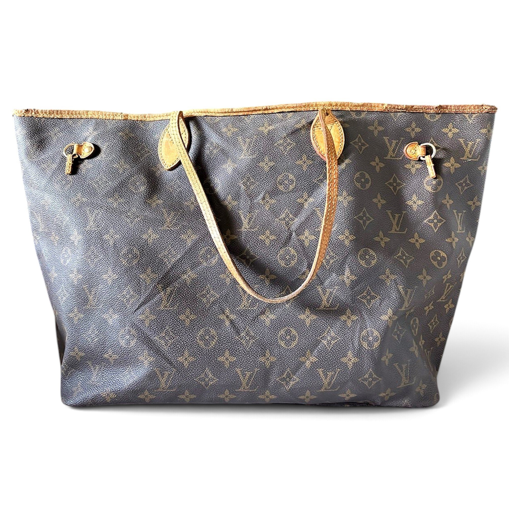 Louis Vuitton Neverfull leather tote