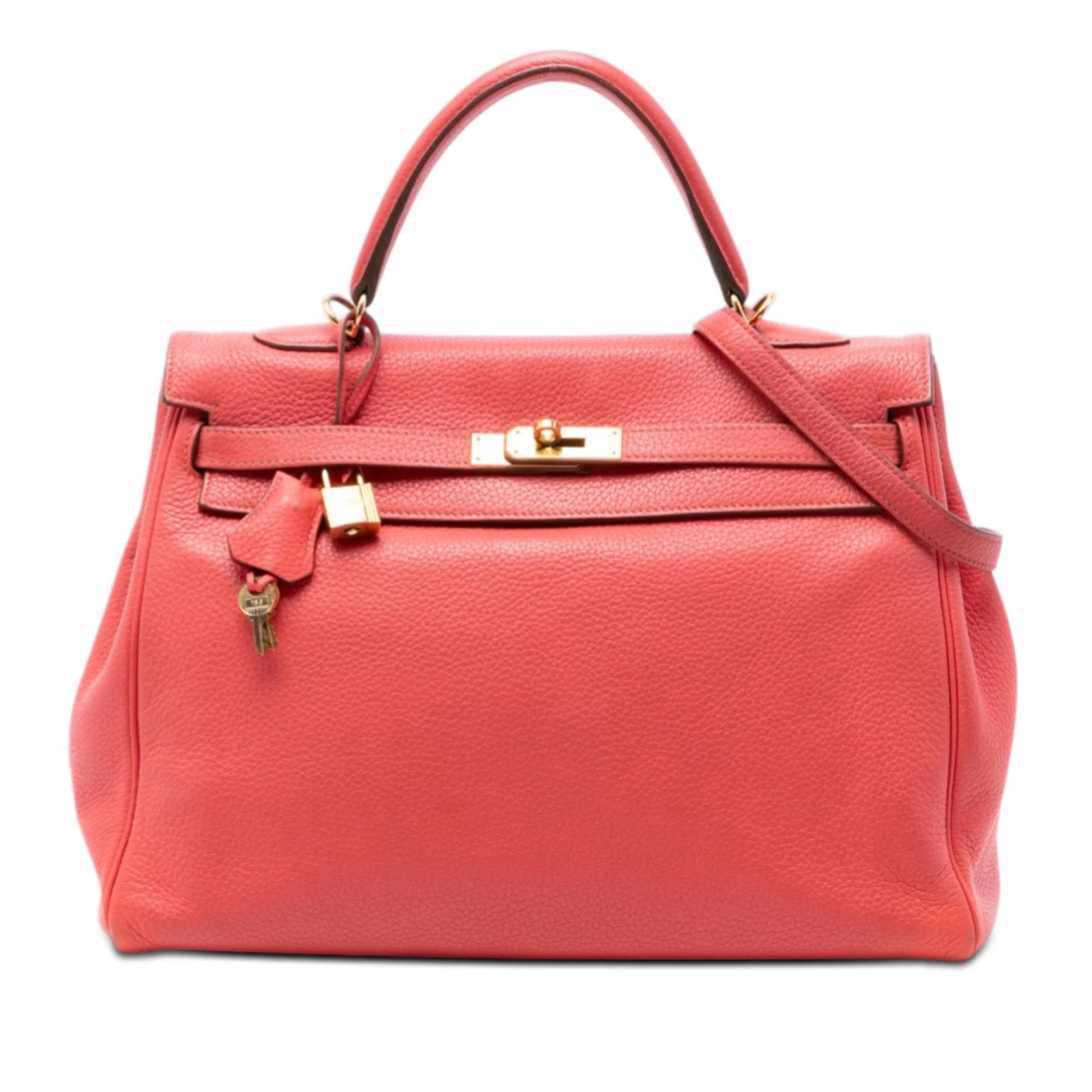 H leather bag