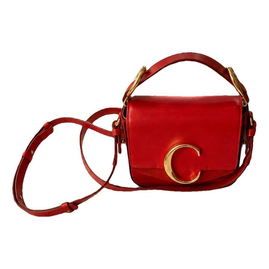 Leather handbag