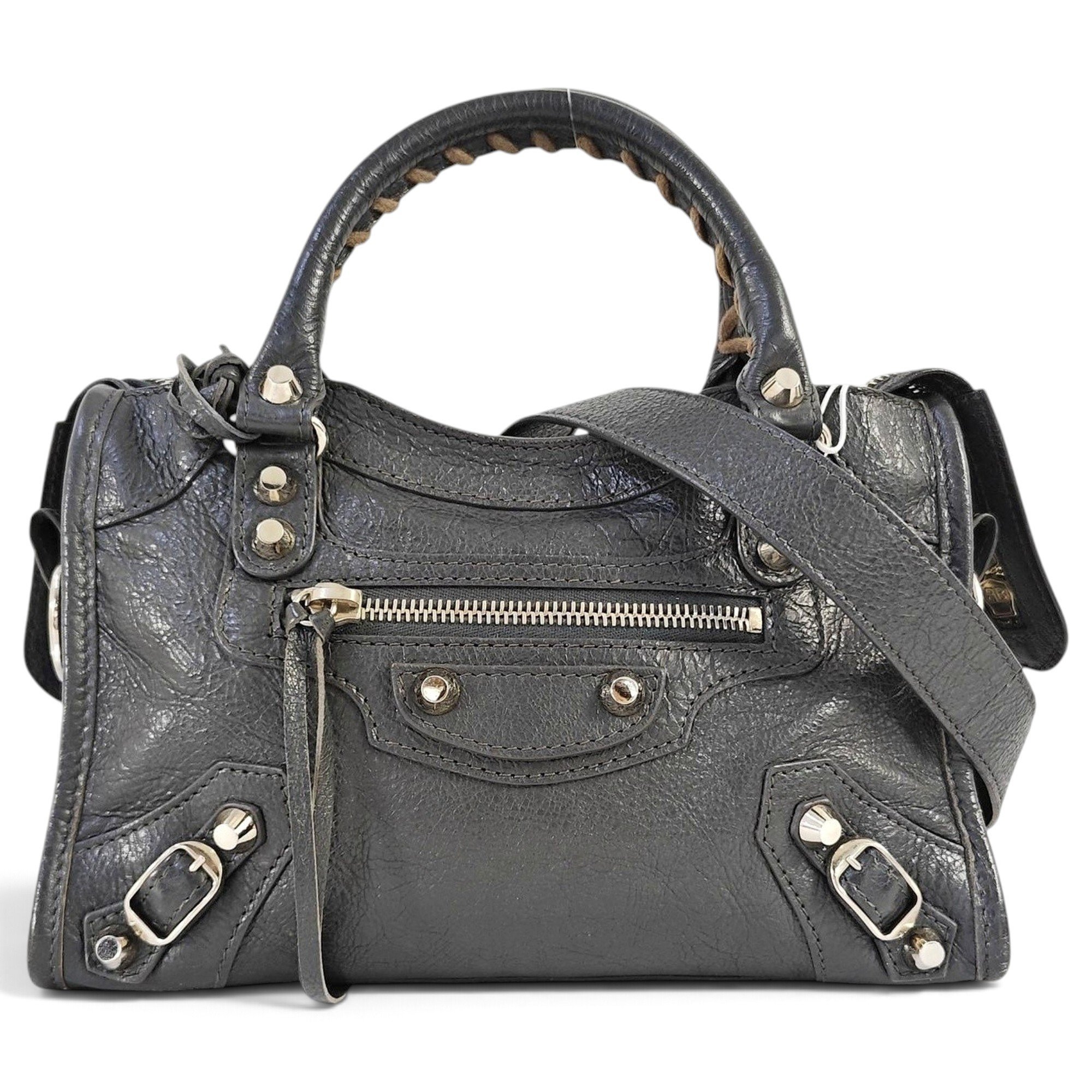 Leather handbag
