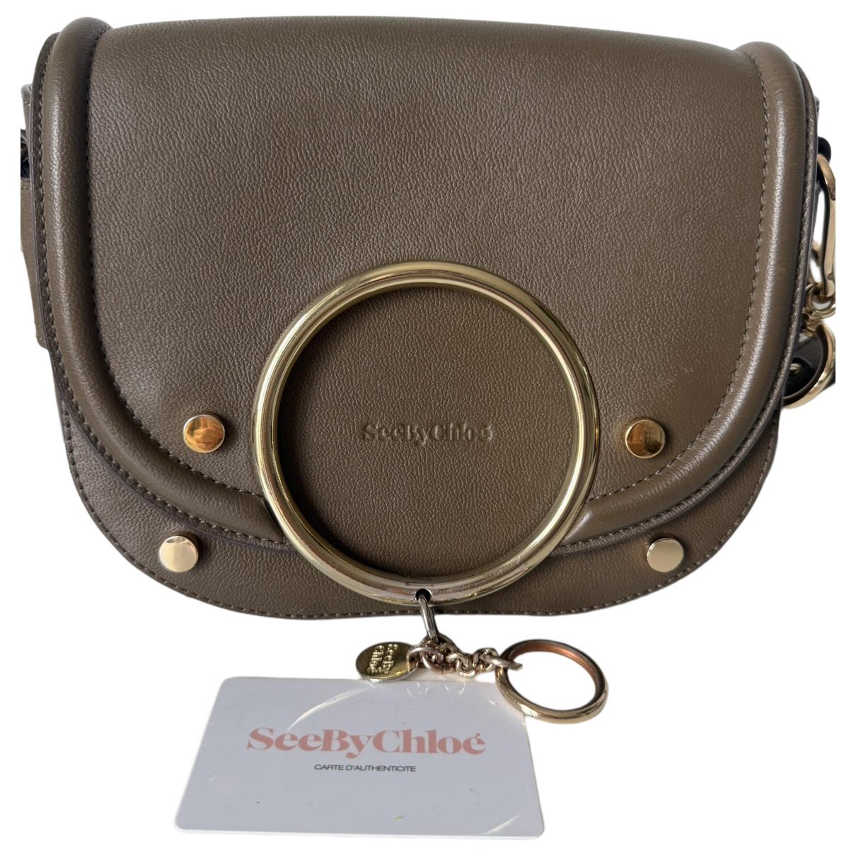 Leather handbag