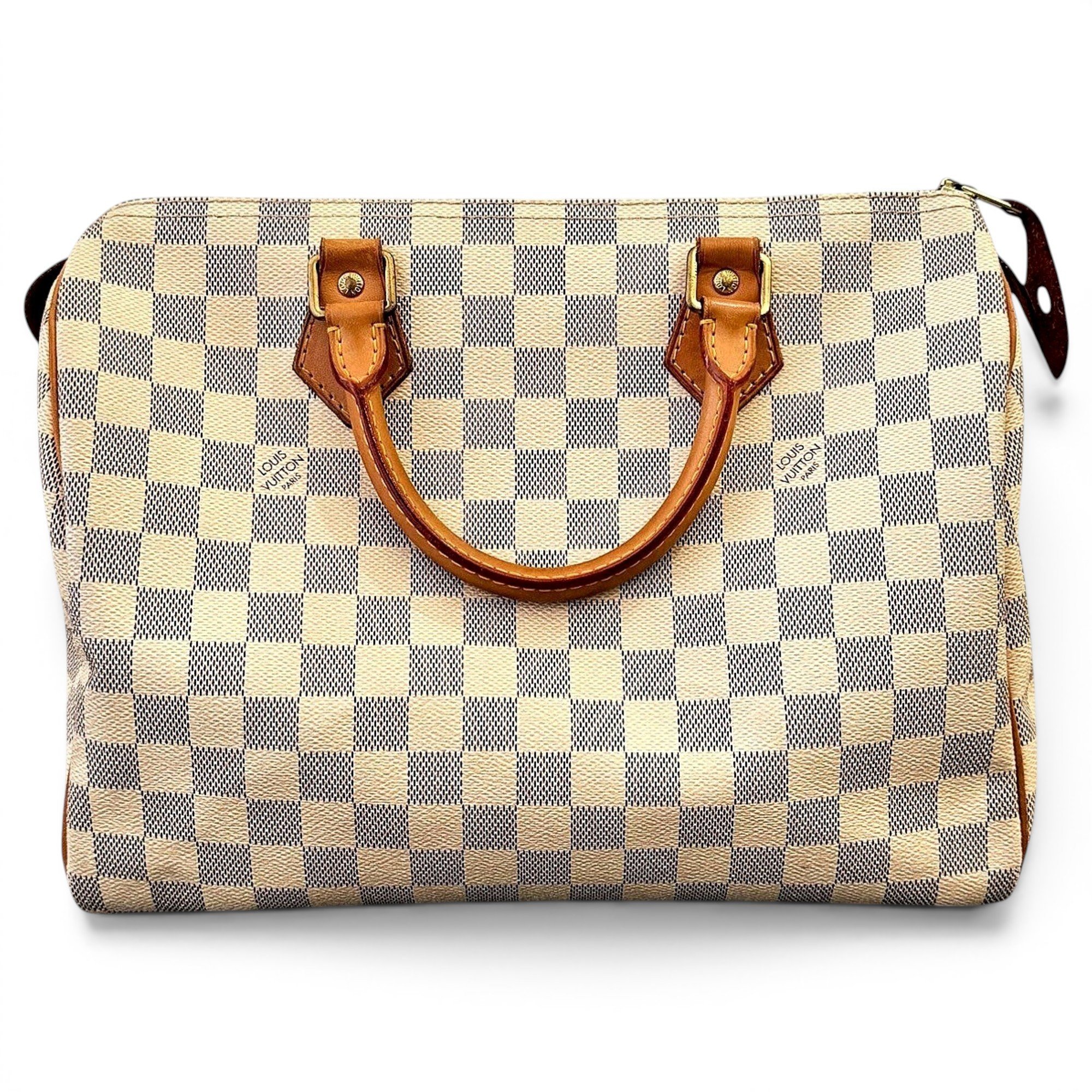 Speedy leather handbag
