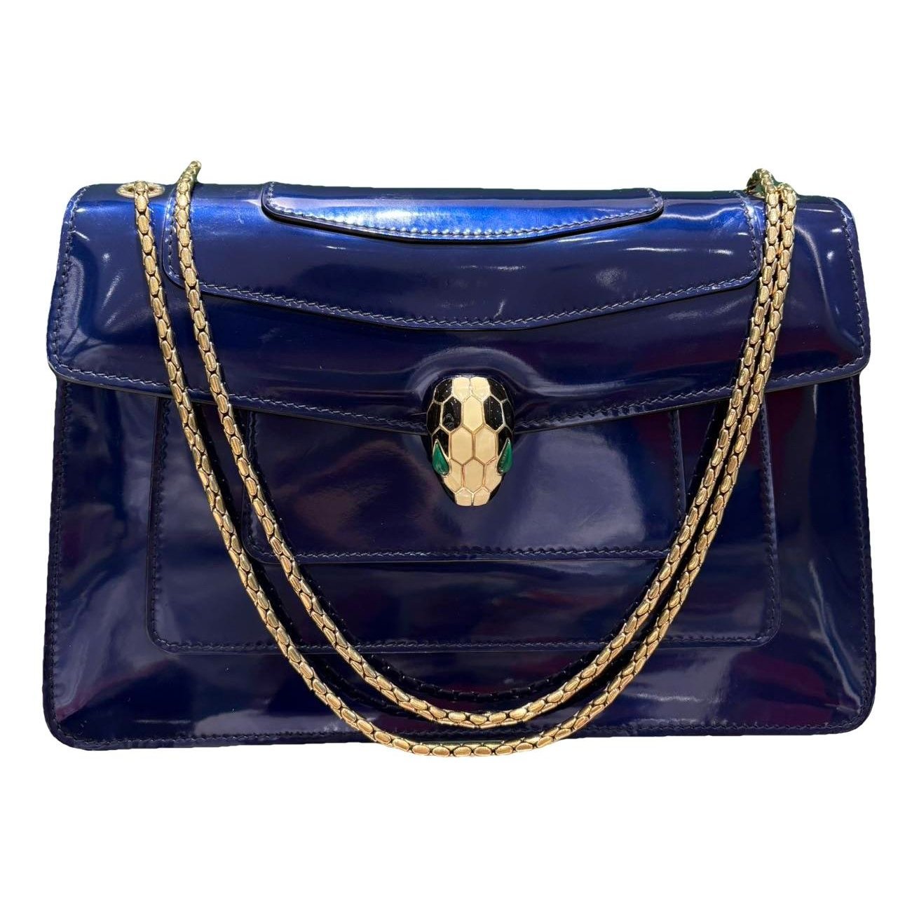 Bvlgari Serpenti leather handbag