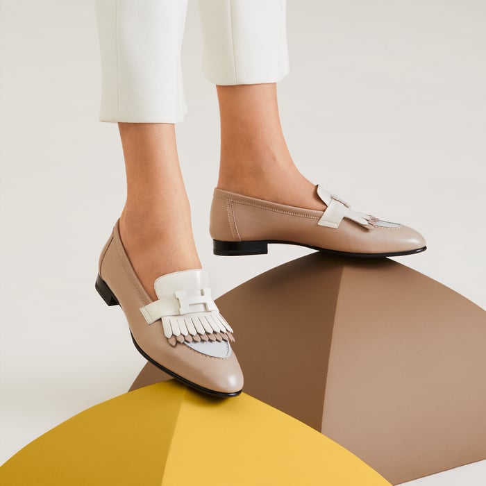 Multicolore Beige Mastic Royal Loafer