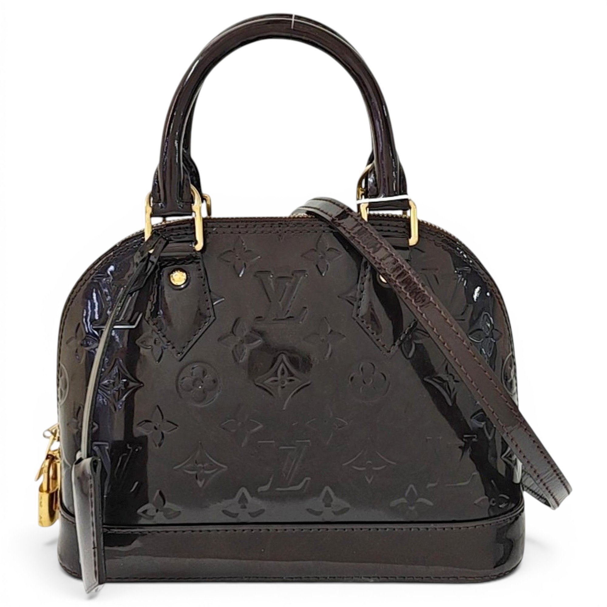 Alma patent leather handbag
