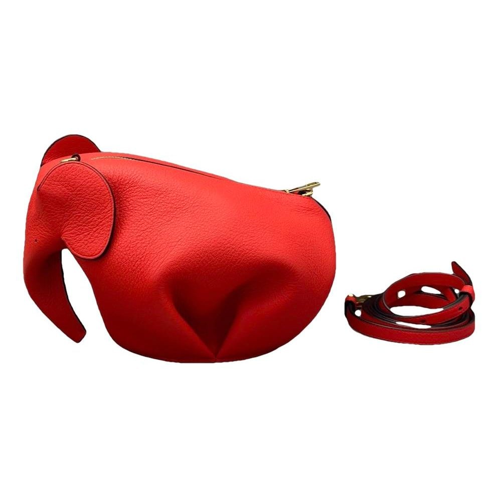 Animals leather handbag