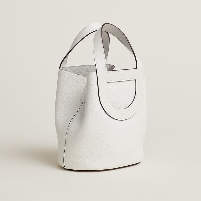 New White Hermès In-the-loop 18 Bag