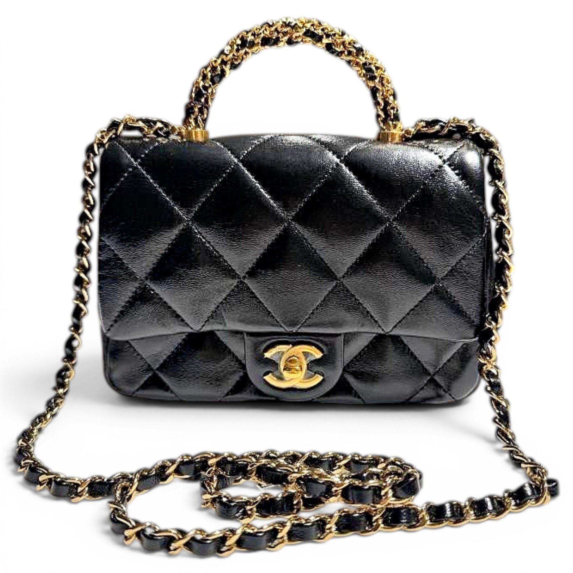 Leather handbag