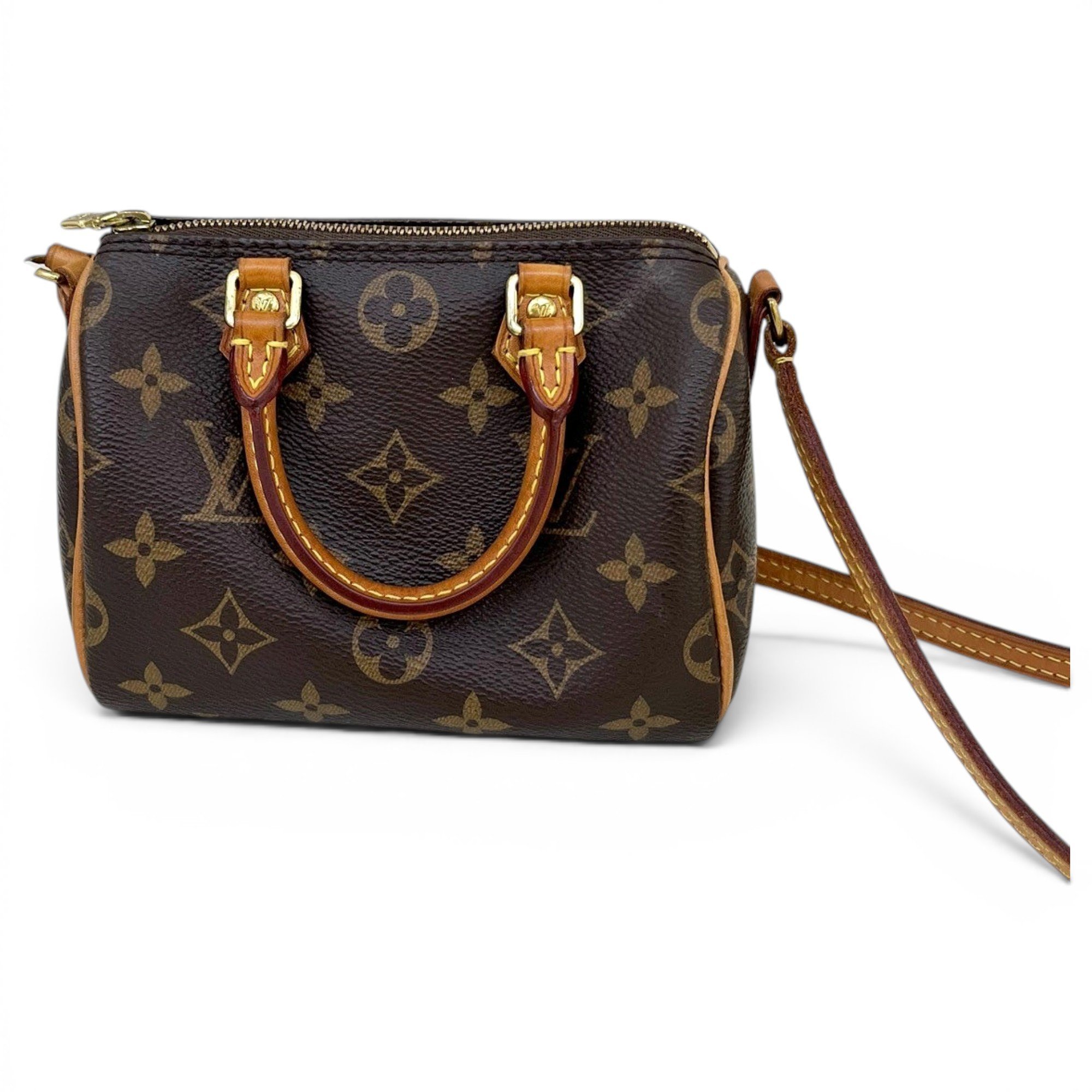 Nano Speedy / Mini HL leather handbag