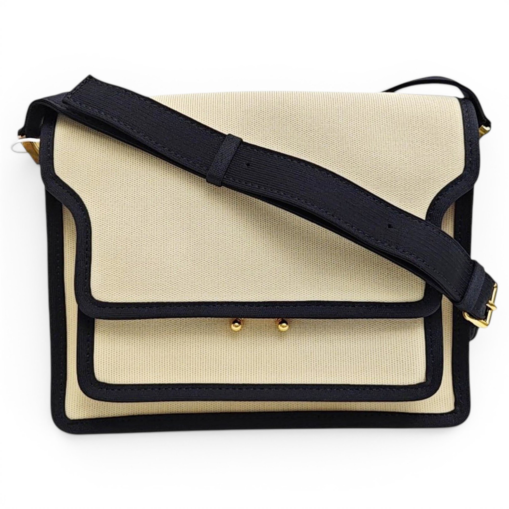 Marni Trunk leather crossbody bag