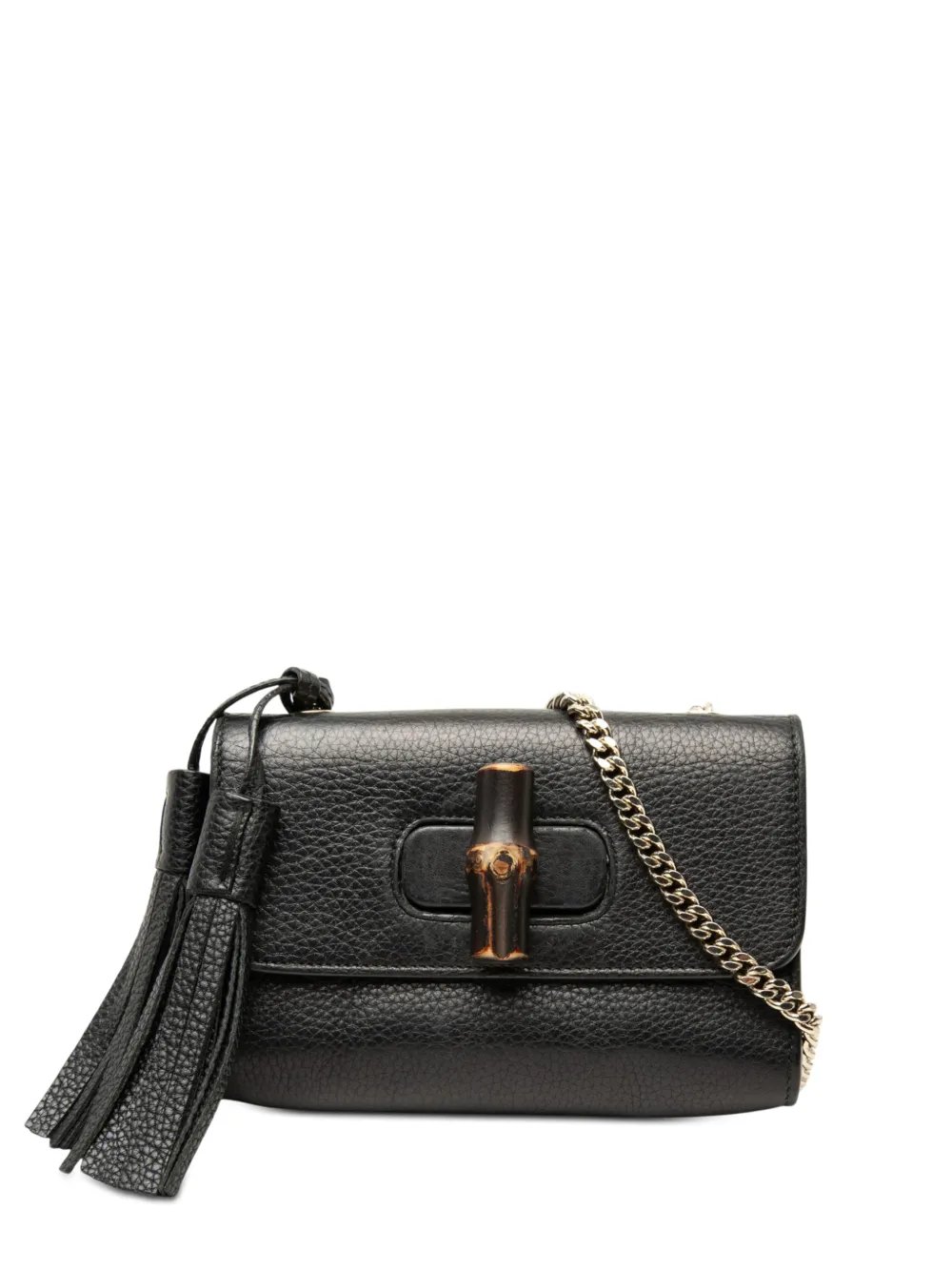 2000-2015 Small Leather Miss Bamboo crossbody bag