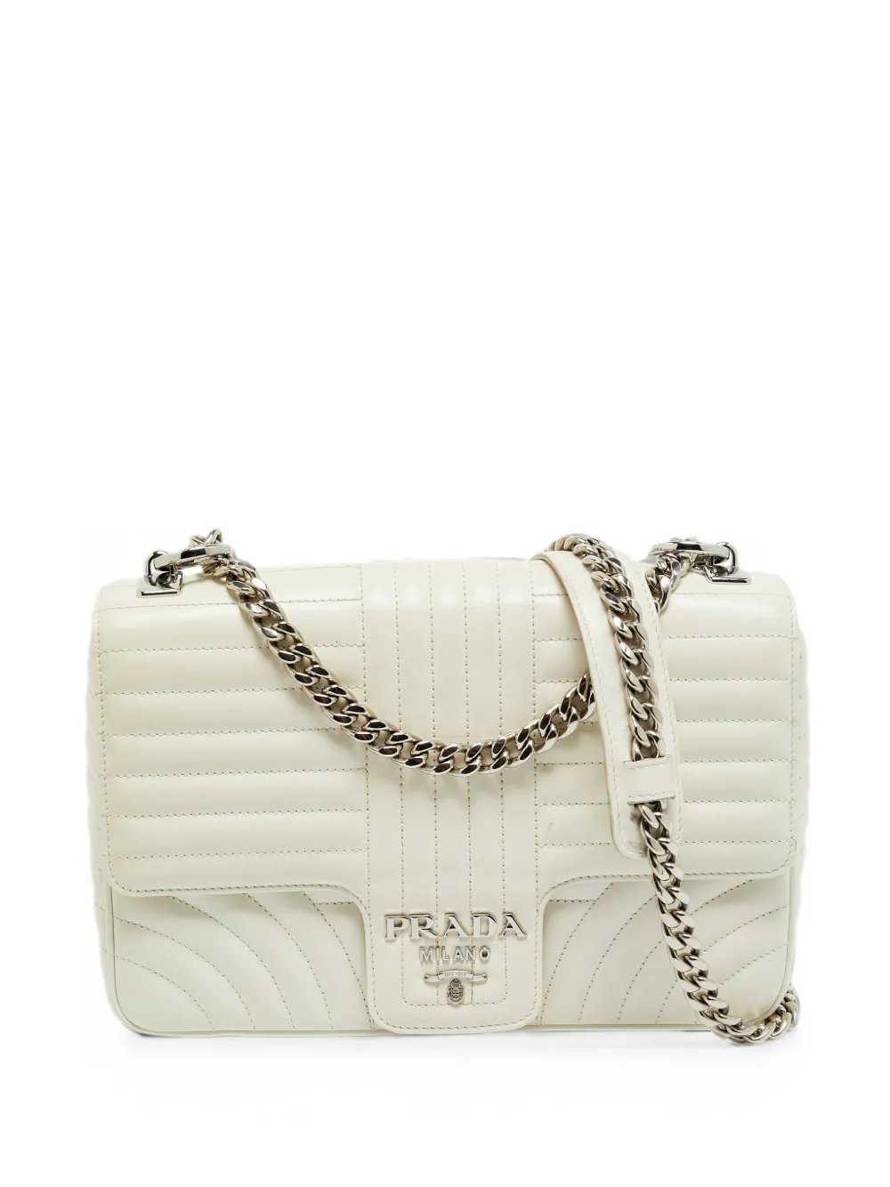 Prada Diagramme quilted shoulder bag