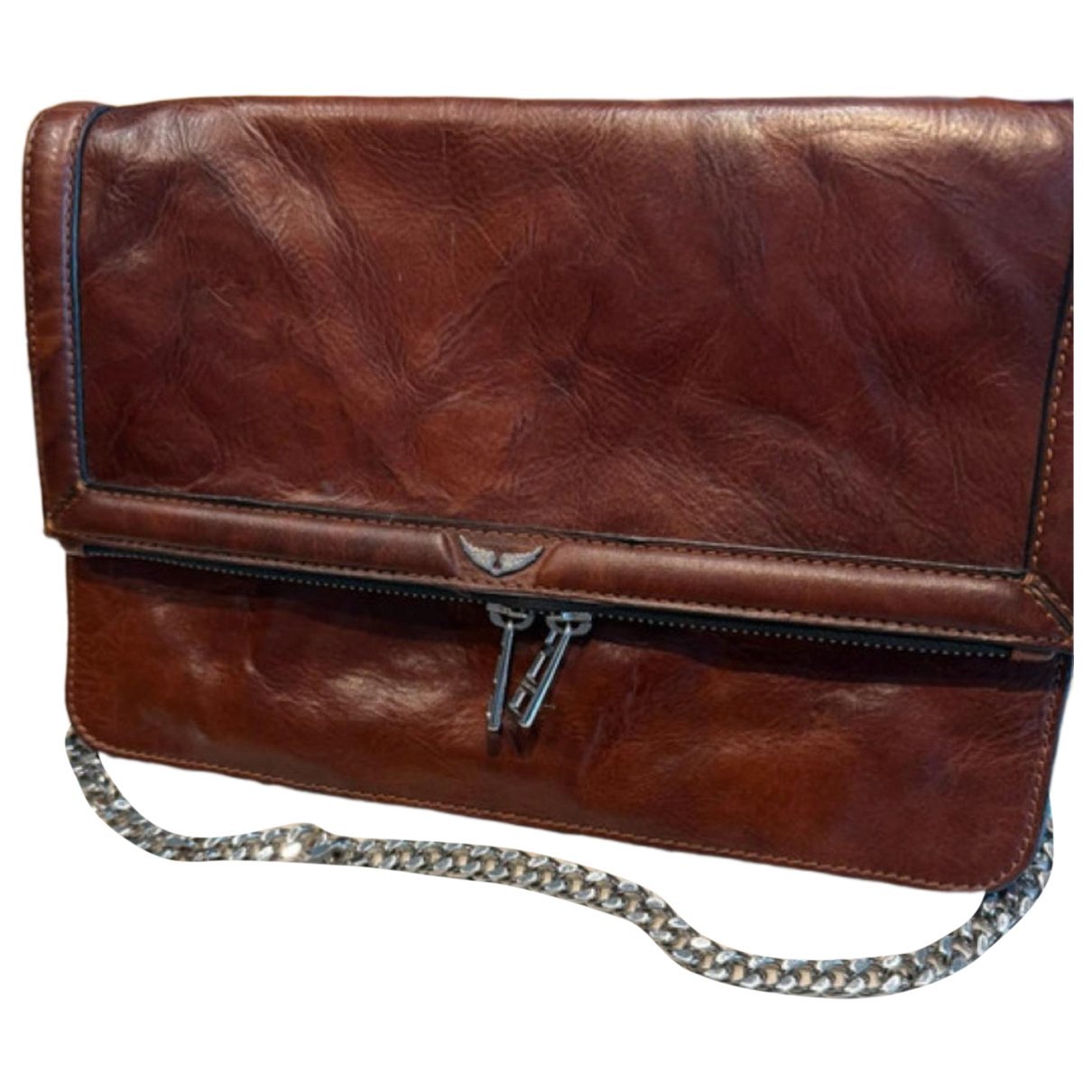 Rock leather crossbody bag