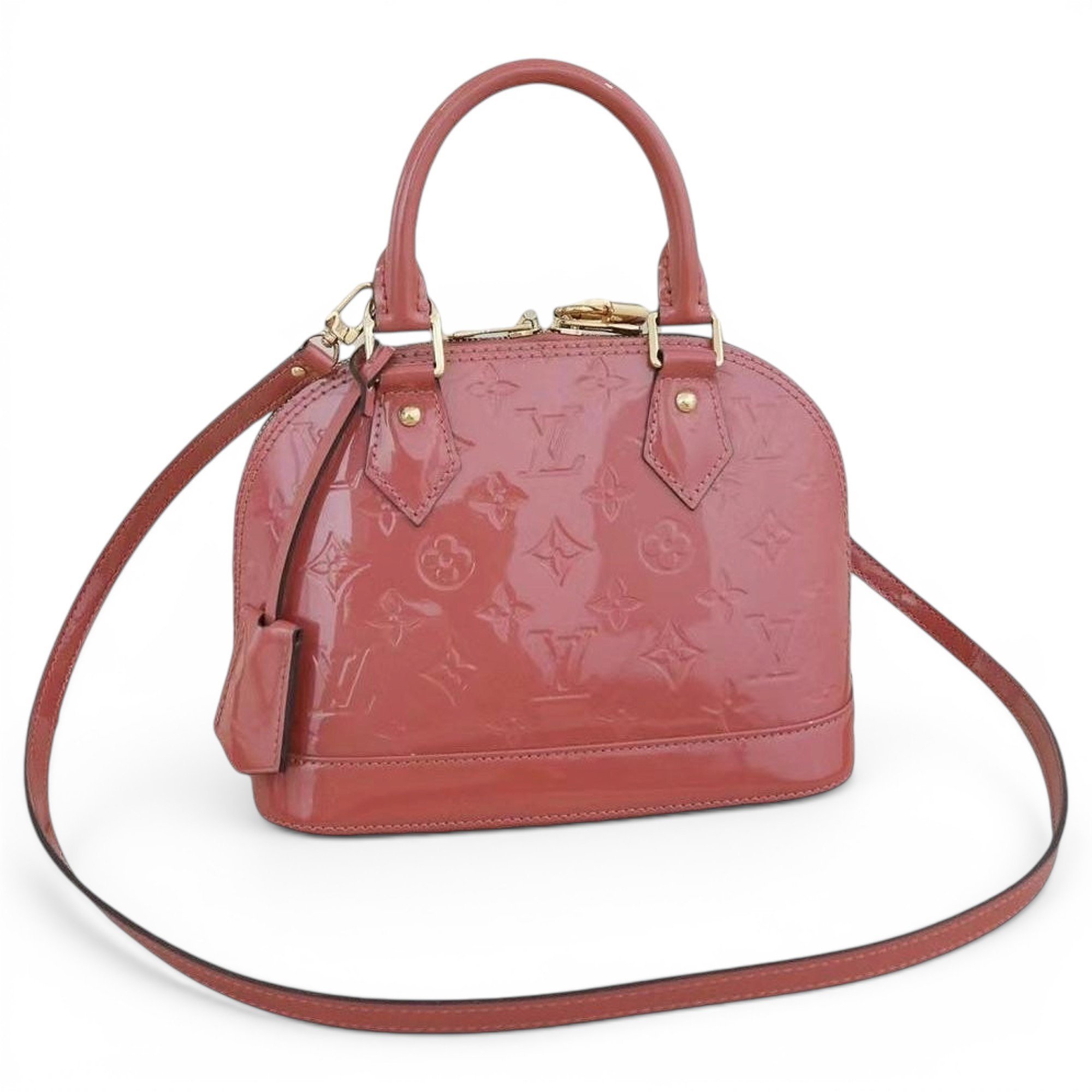 Alma BB patent leather handbag