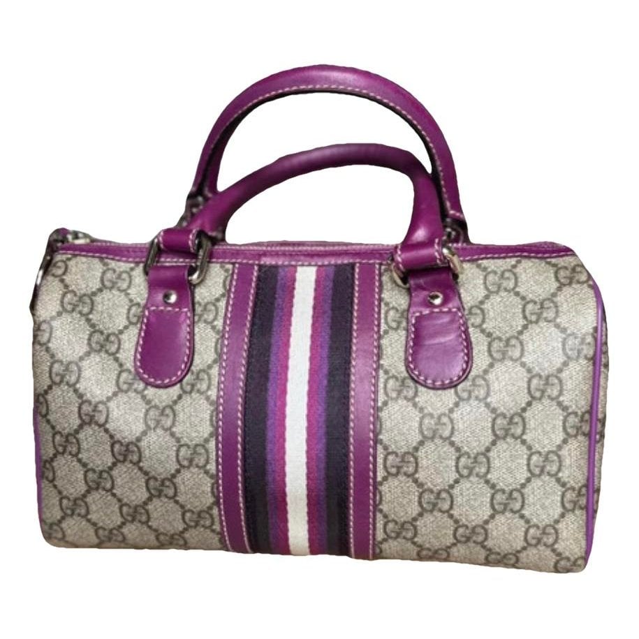 Ophidia Boston leather handbag