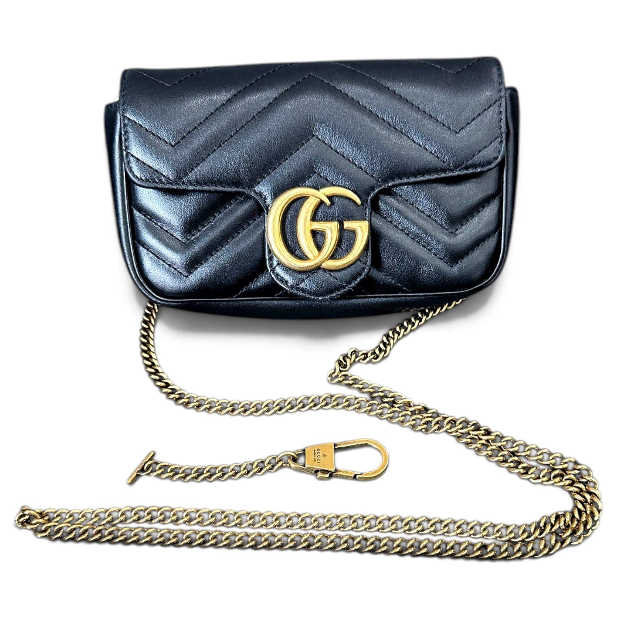 GG Marmont Flap leather handbag