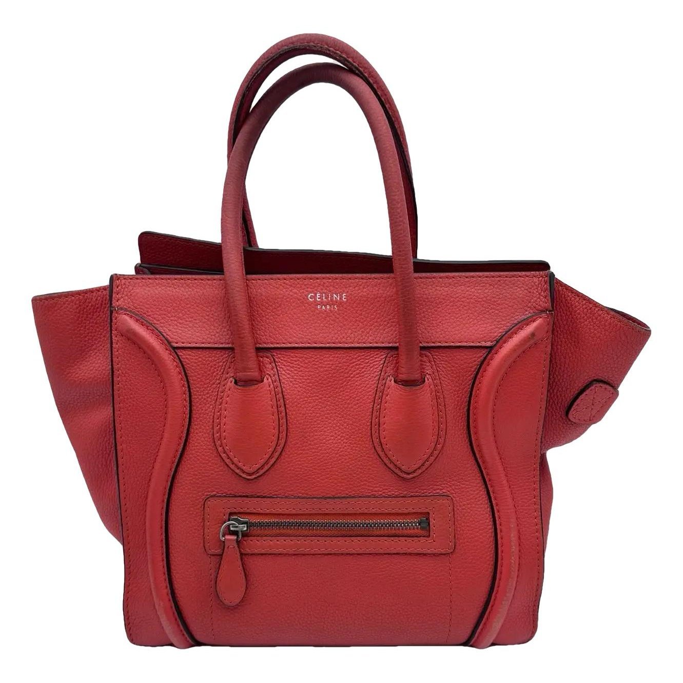 Luggage leather handbag