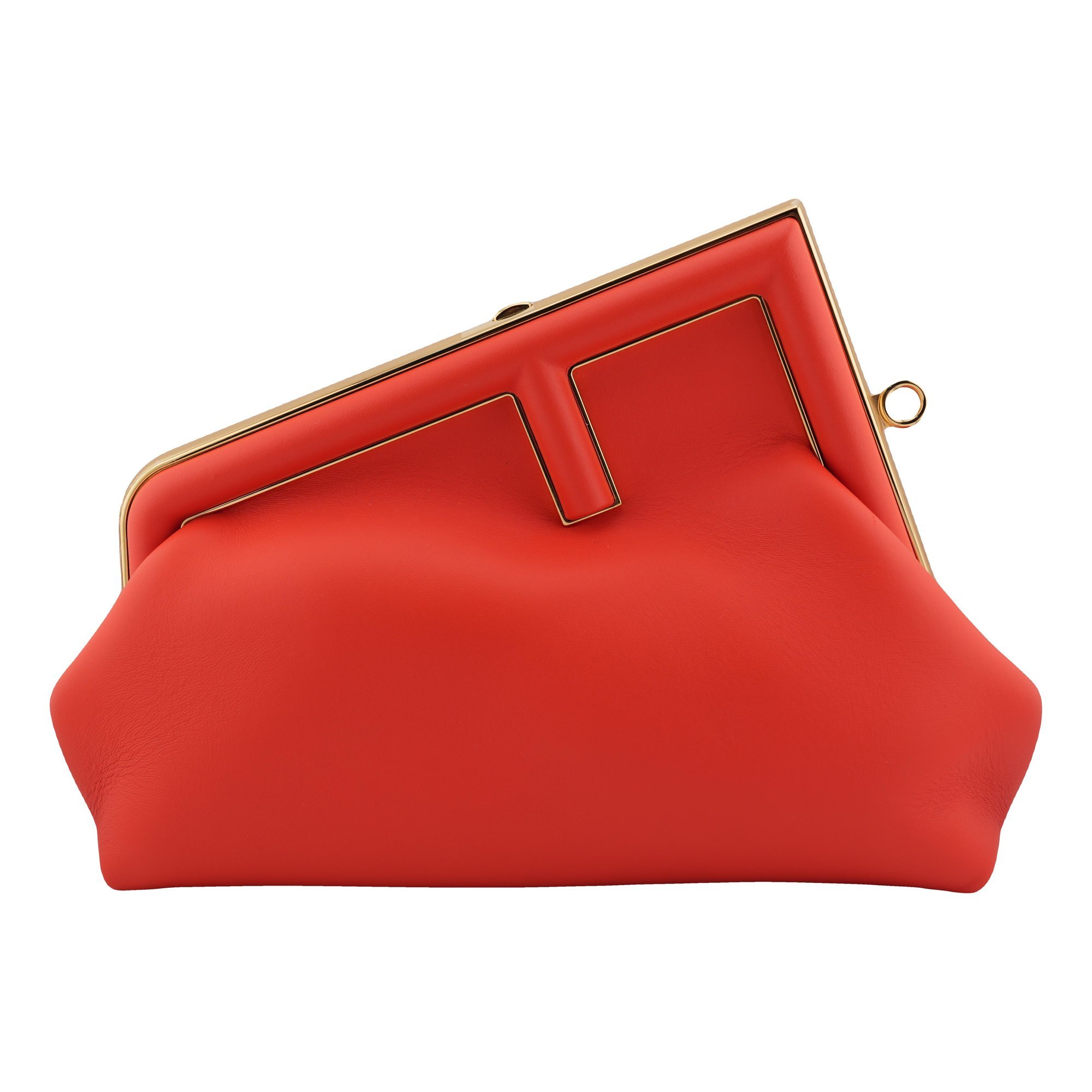 First leather handbag