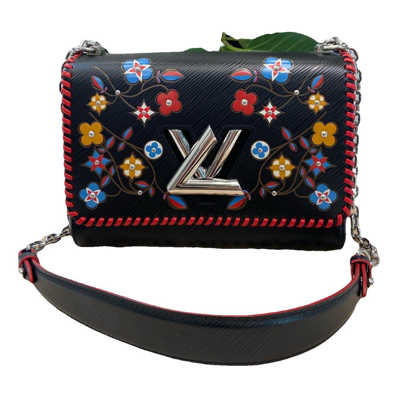 Twist leather handbag